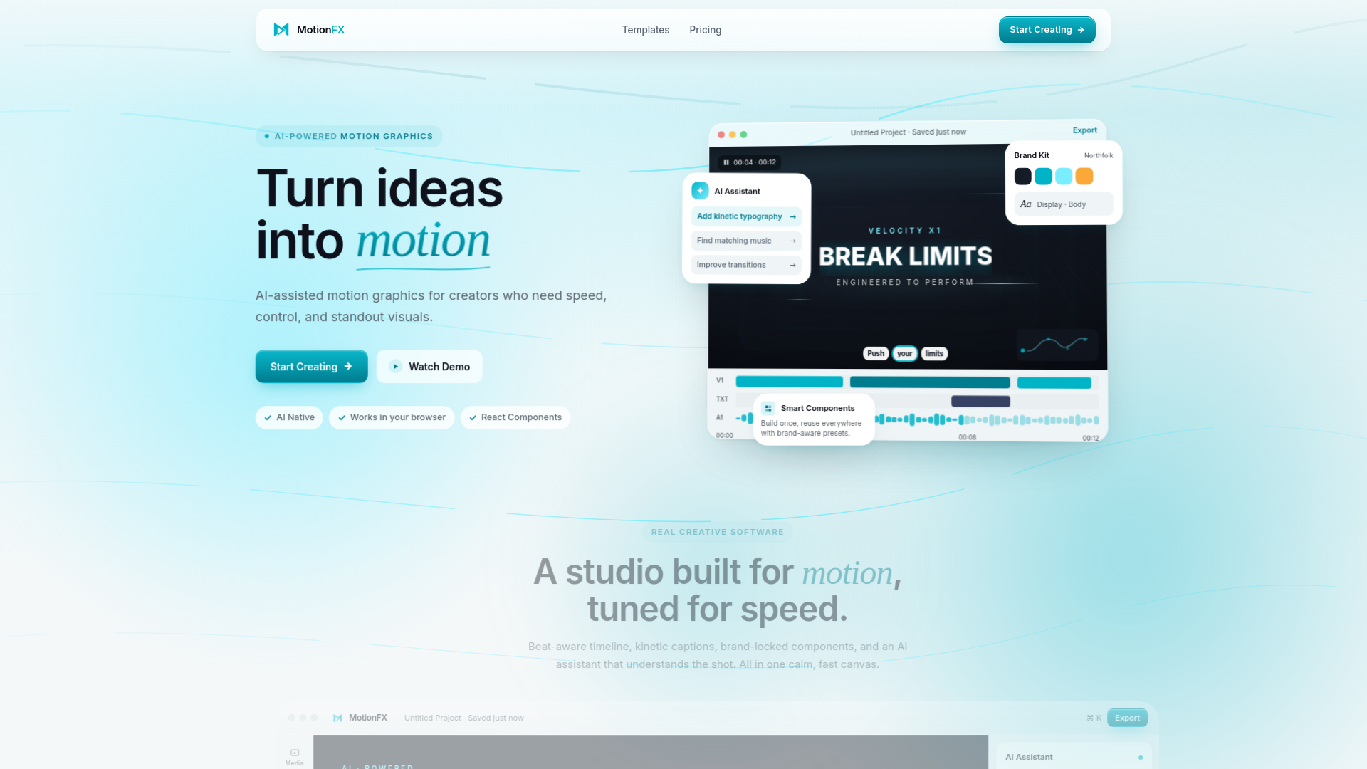 MotionFX - Motion Graphics Made Easy
