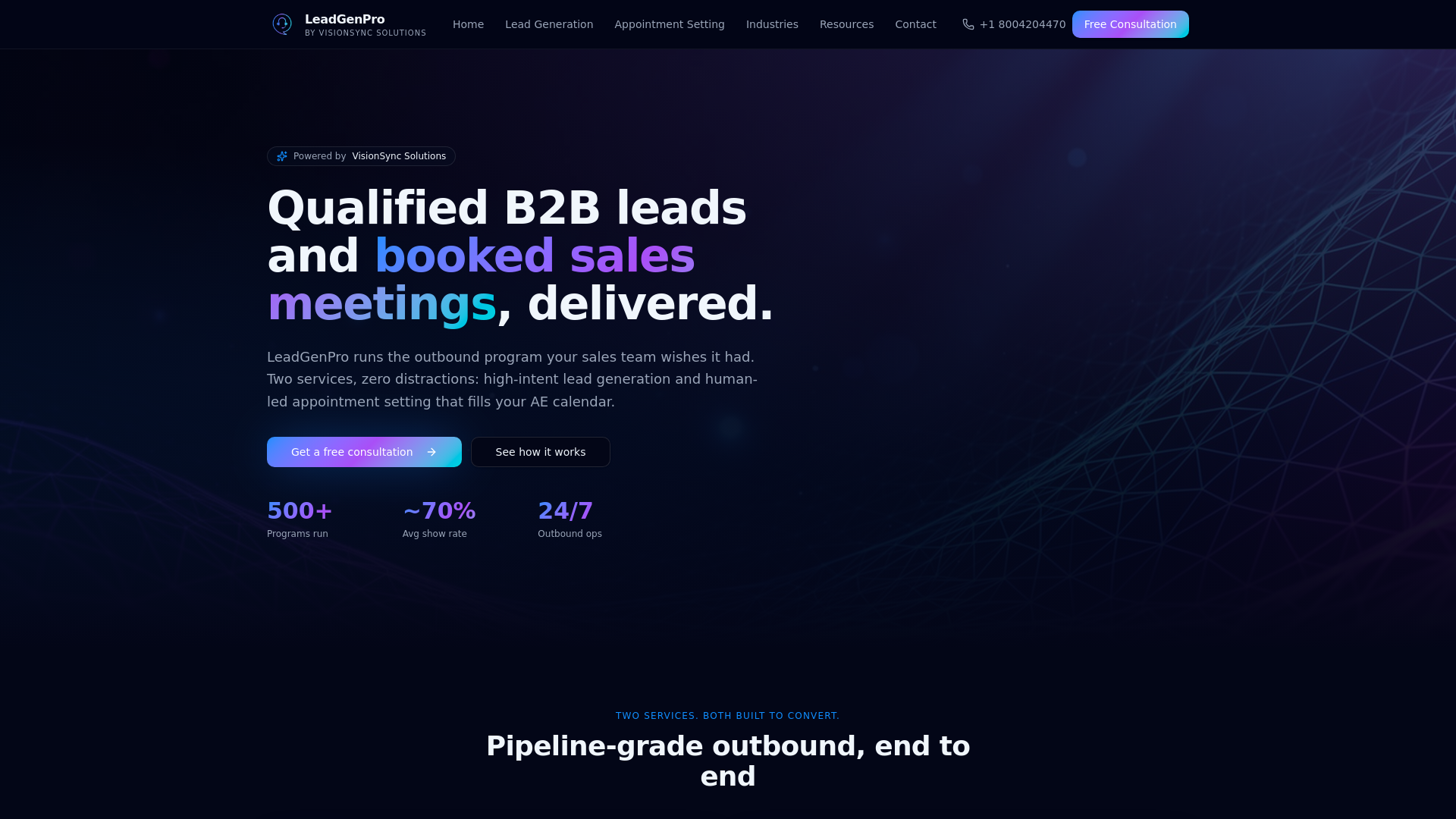 B2B Lead Generation & Appointment Setting Services | LeadGenPro