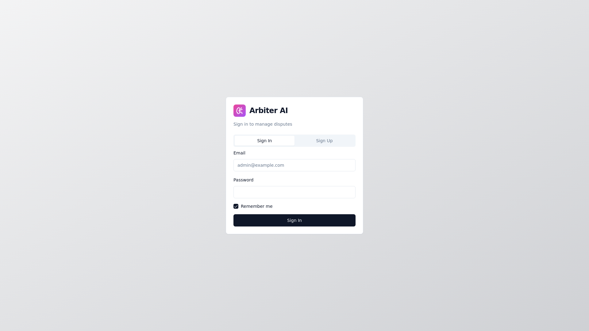 Arbiter AI