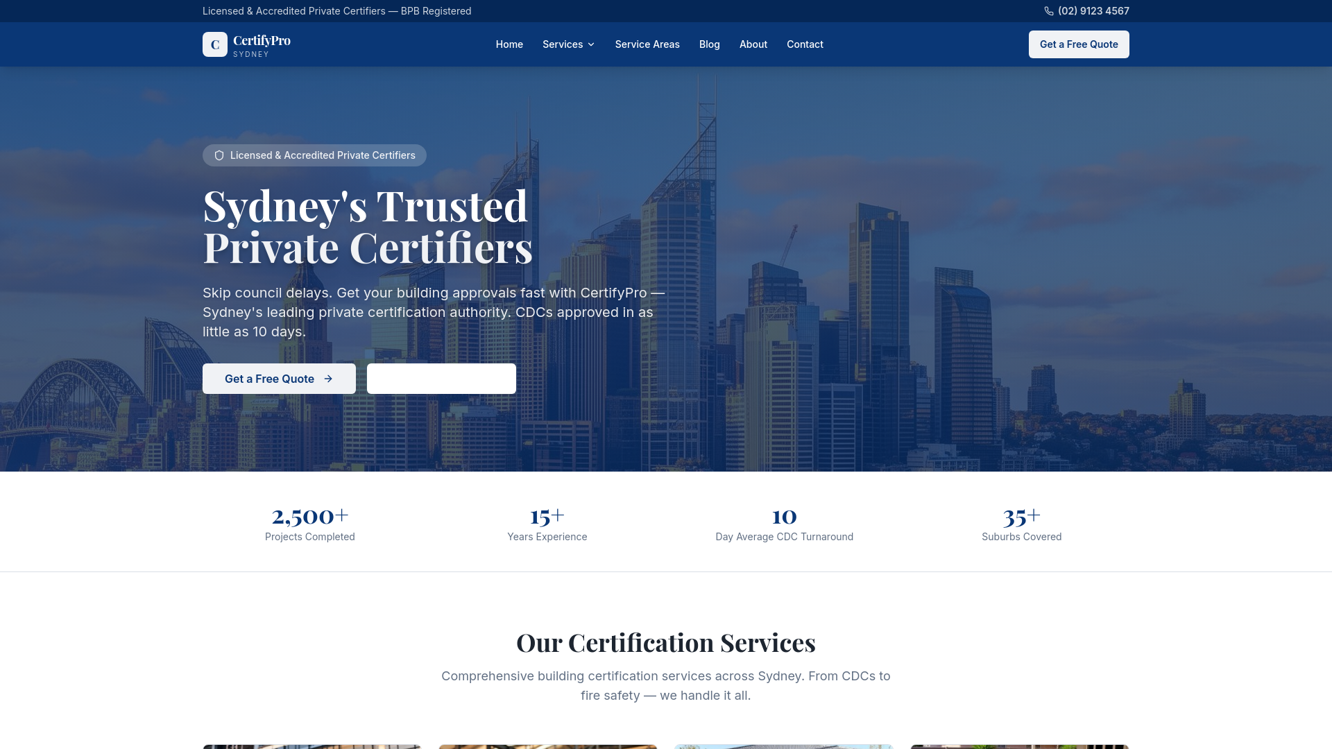 Private Certifier Sydney | CDC, CC & OC Approvals Fast | CertifyPro