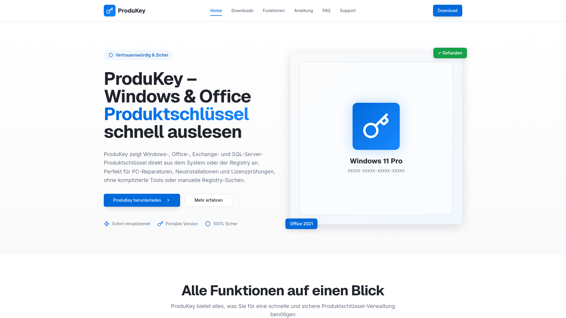 Produkey Download 8 ProduKey - Windows & Office Produktschlüssel schnell auslesen