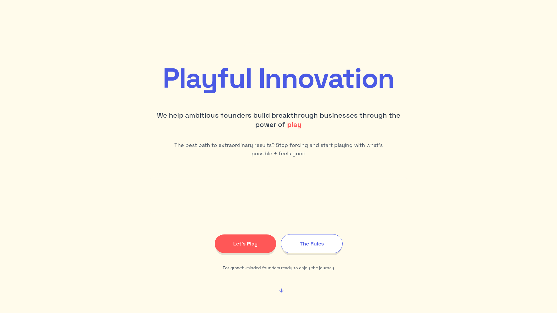 The StartUp Playground