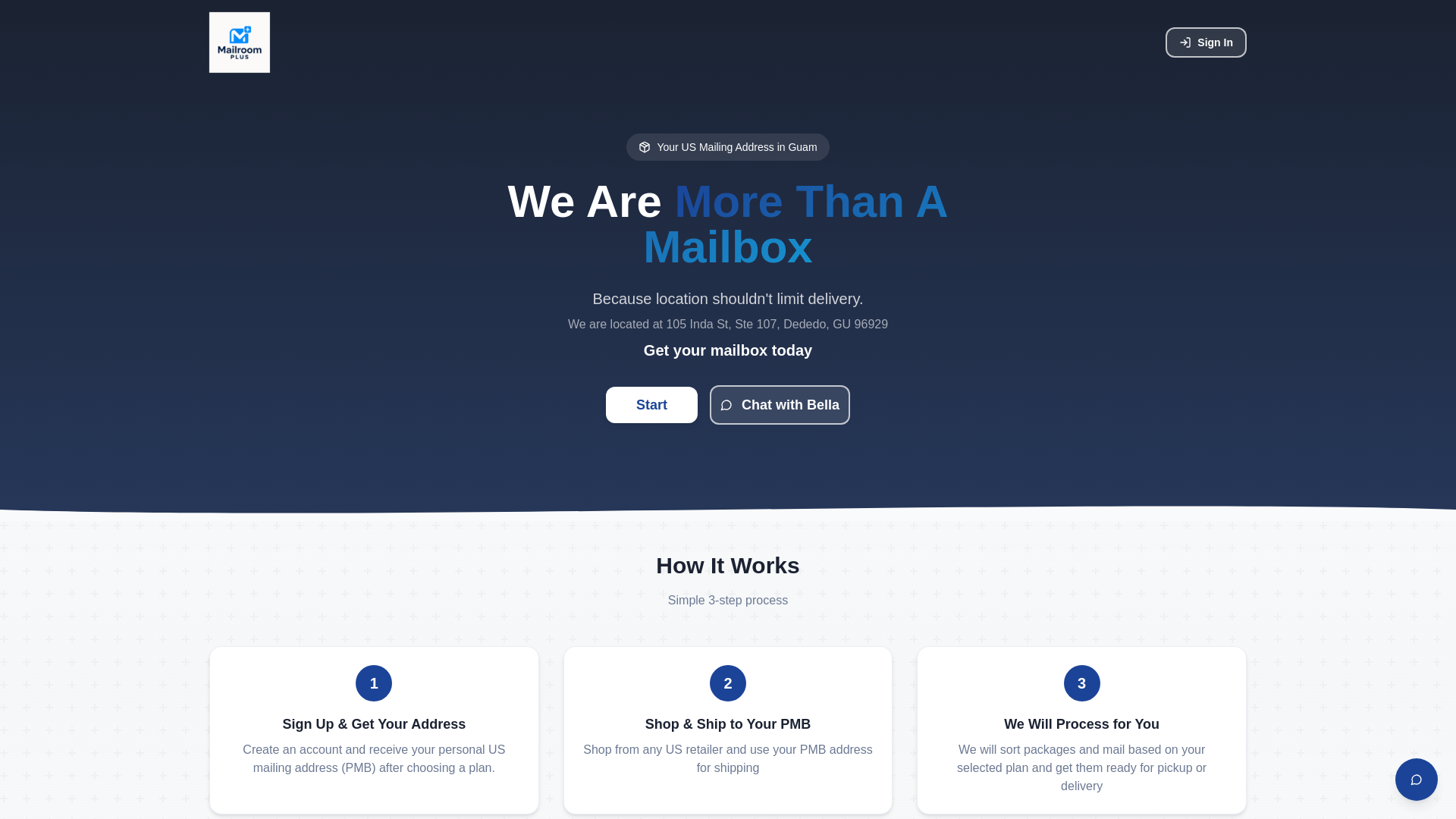 MailRoom Plus - Real-Time Package Tracking