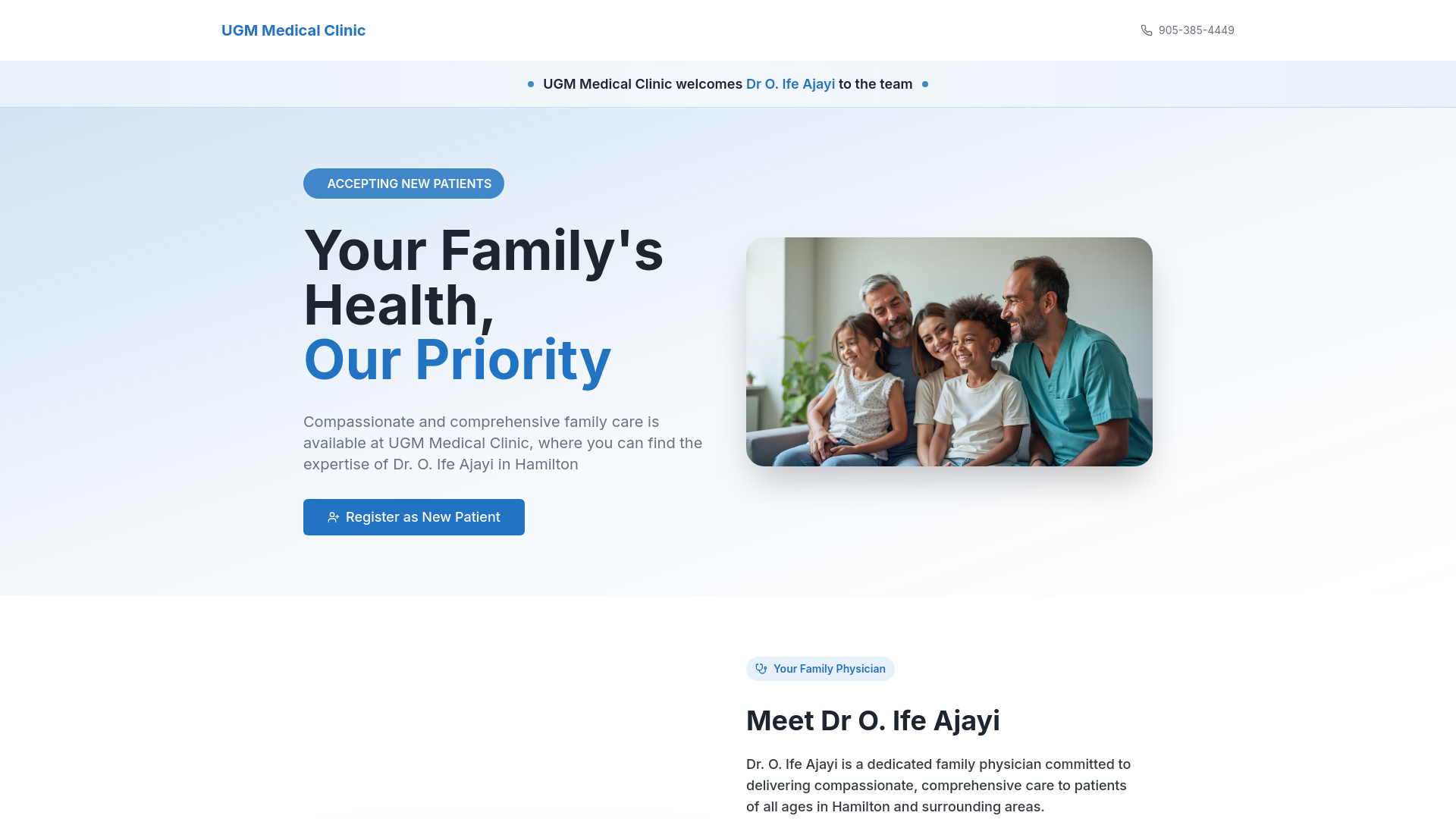 UGM Medical Clinic in Hamilton, Ontario