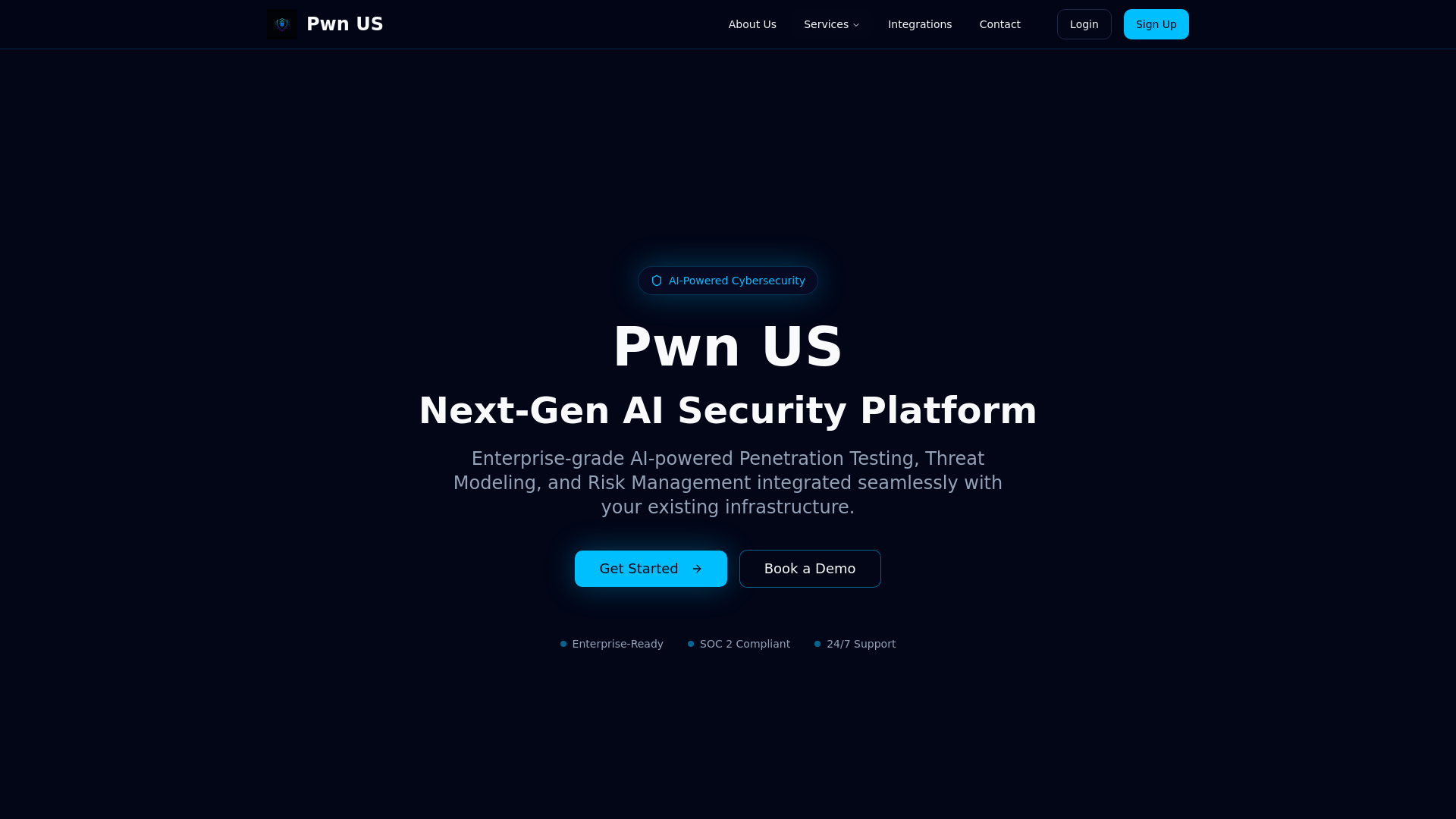 Pwn US - AI Powered Penetration Testing Screenshot