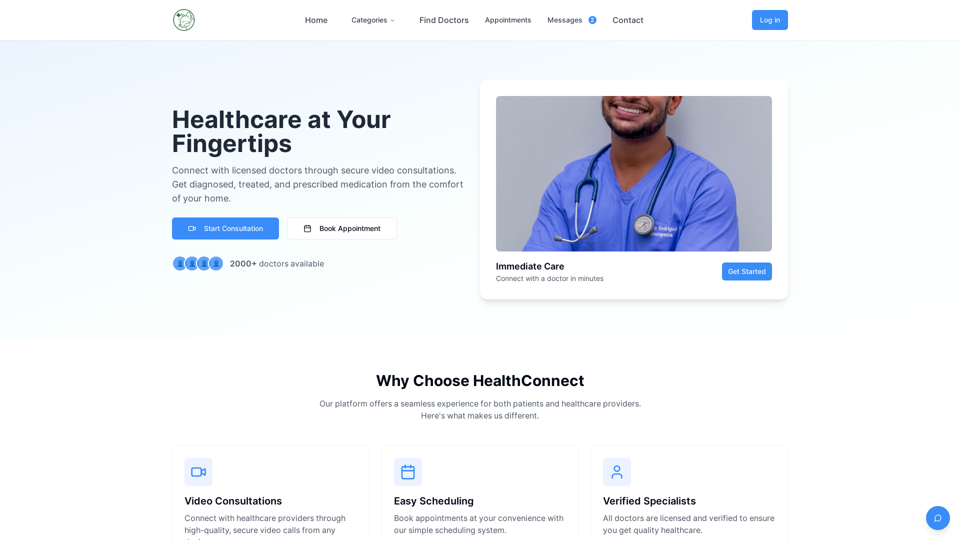 Professional Telemedicine Platform Platform