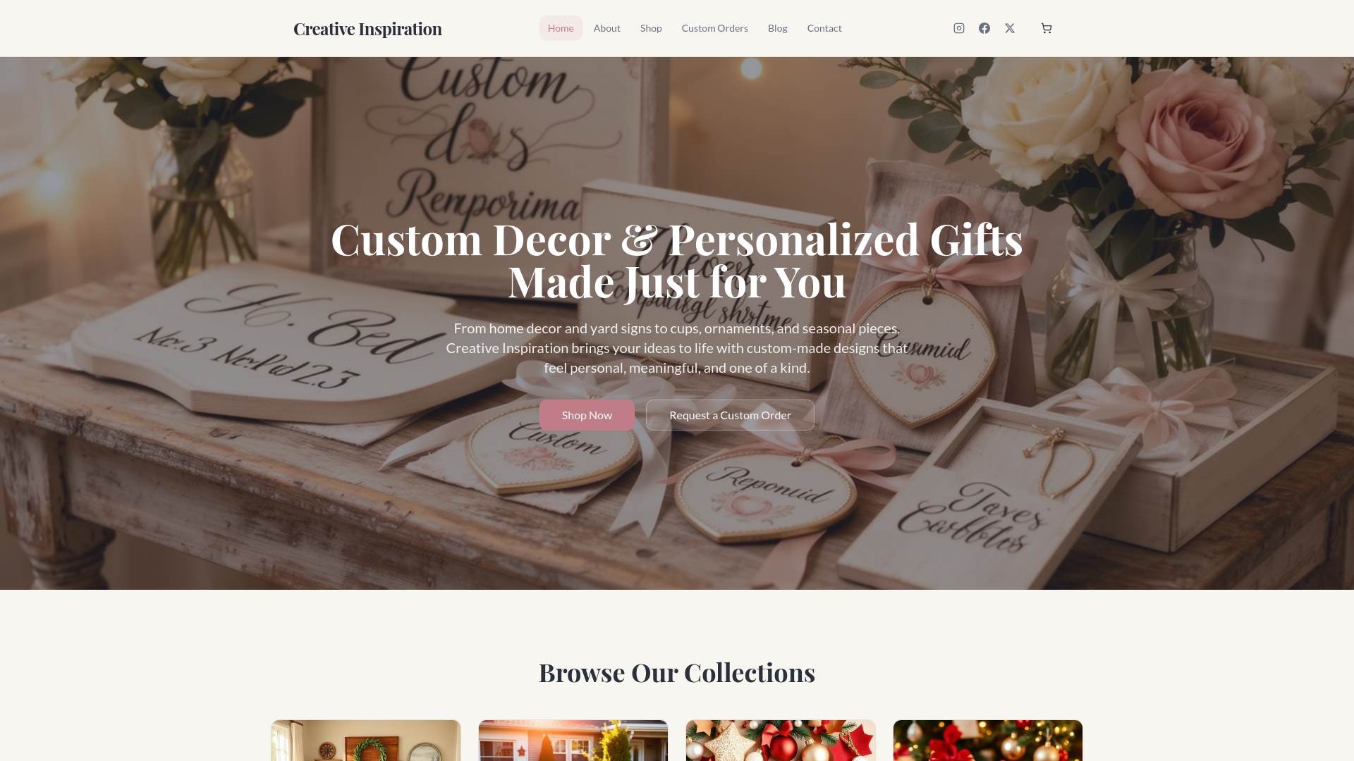 Creative Inspiration | Custom Home Decor, Yard Signs & Personalized Gifts