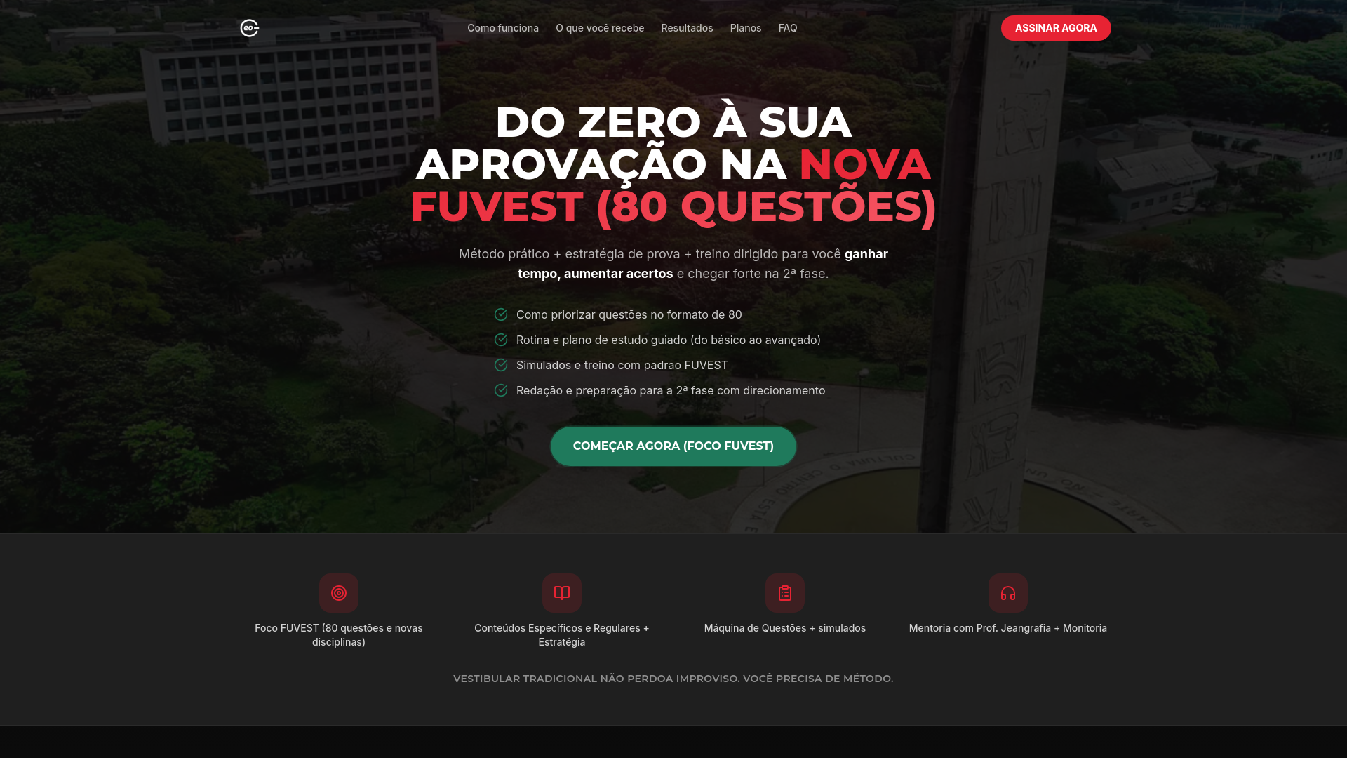 Curso FUVEST 80 Questões | GabaritaGeo