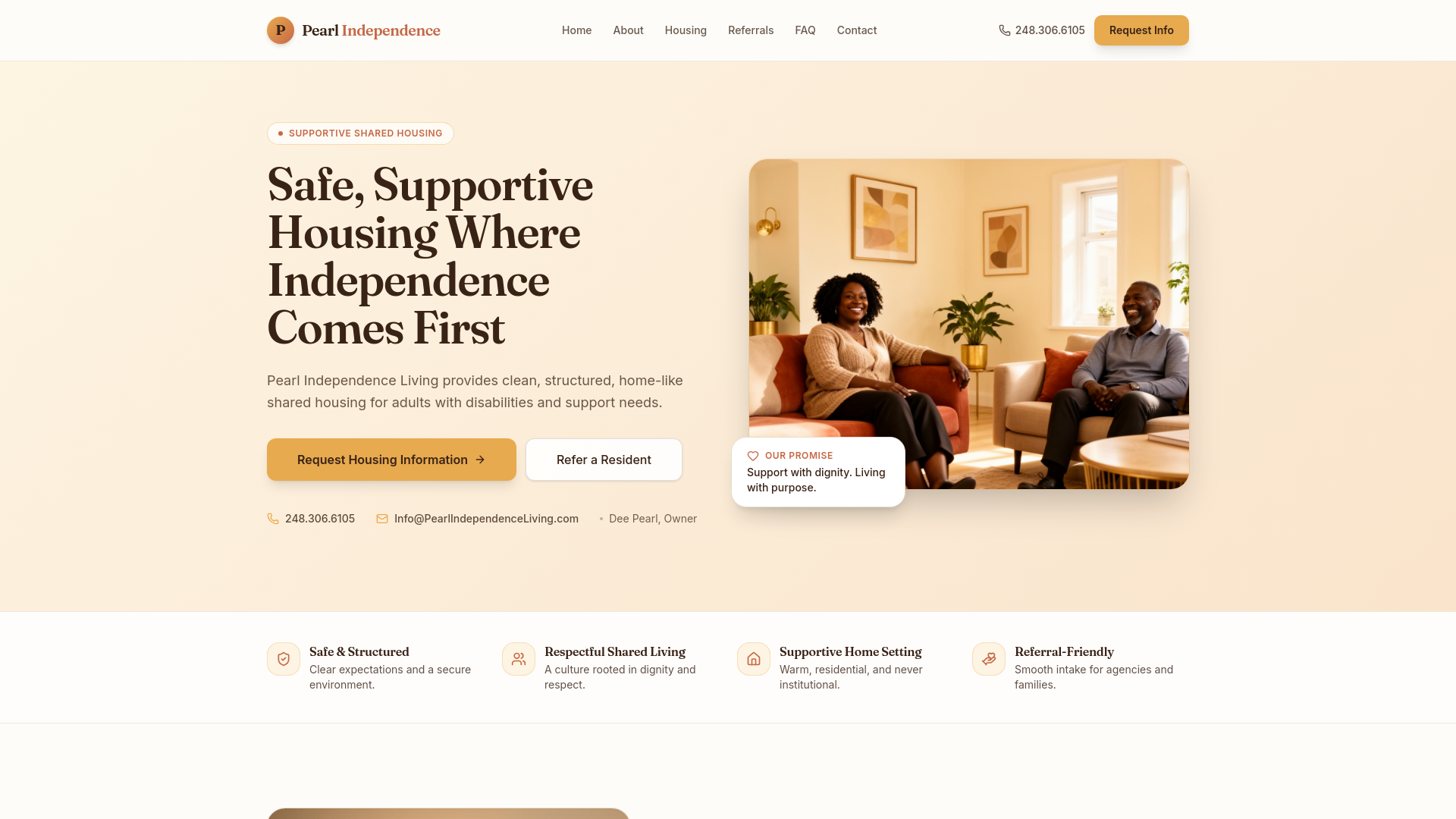 Pearl Independence Living | Supportive Shared Housing for Adults with ...