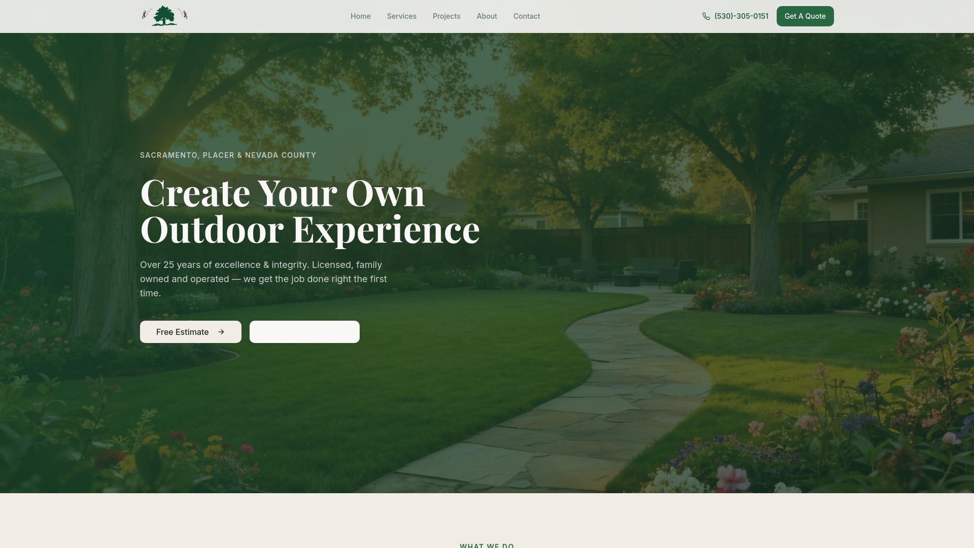 J M LANDSCAPING logo