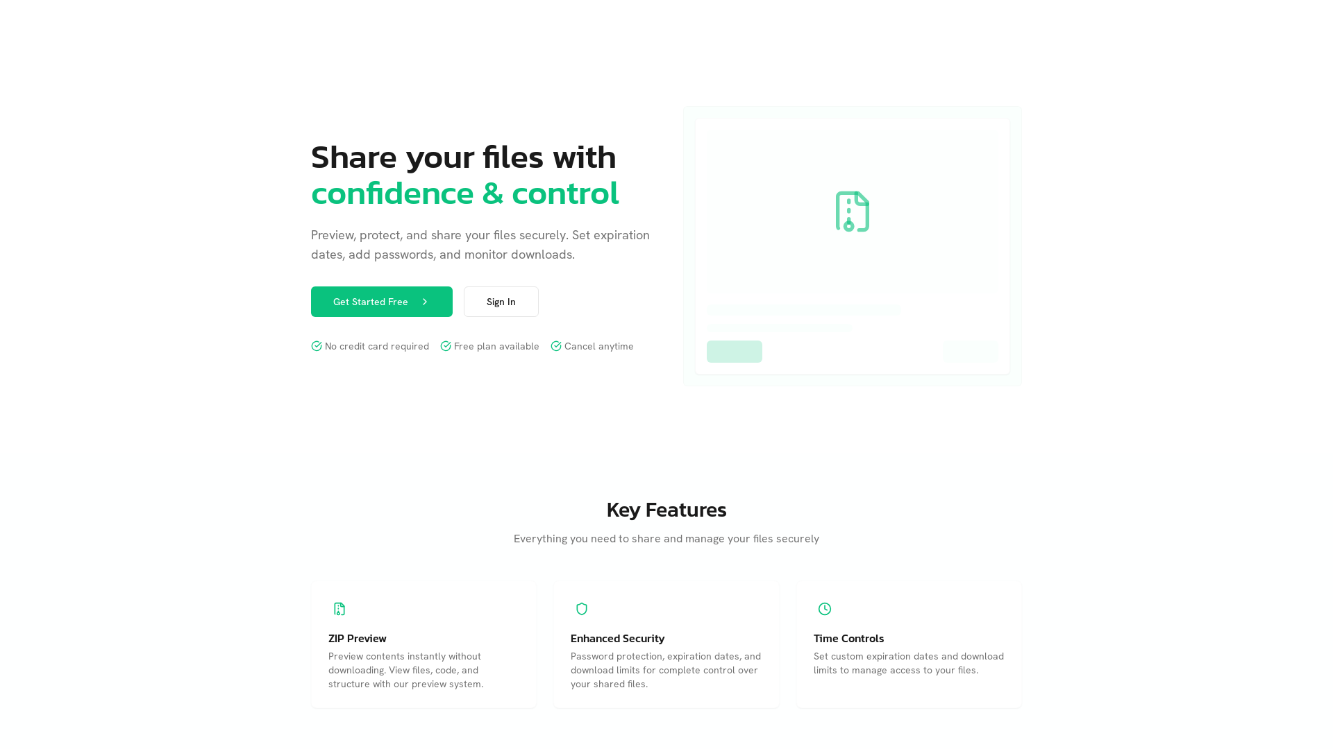 Professional Secure File Sharing Platform