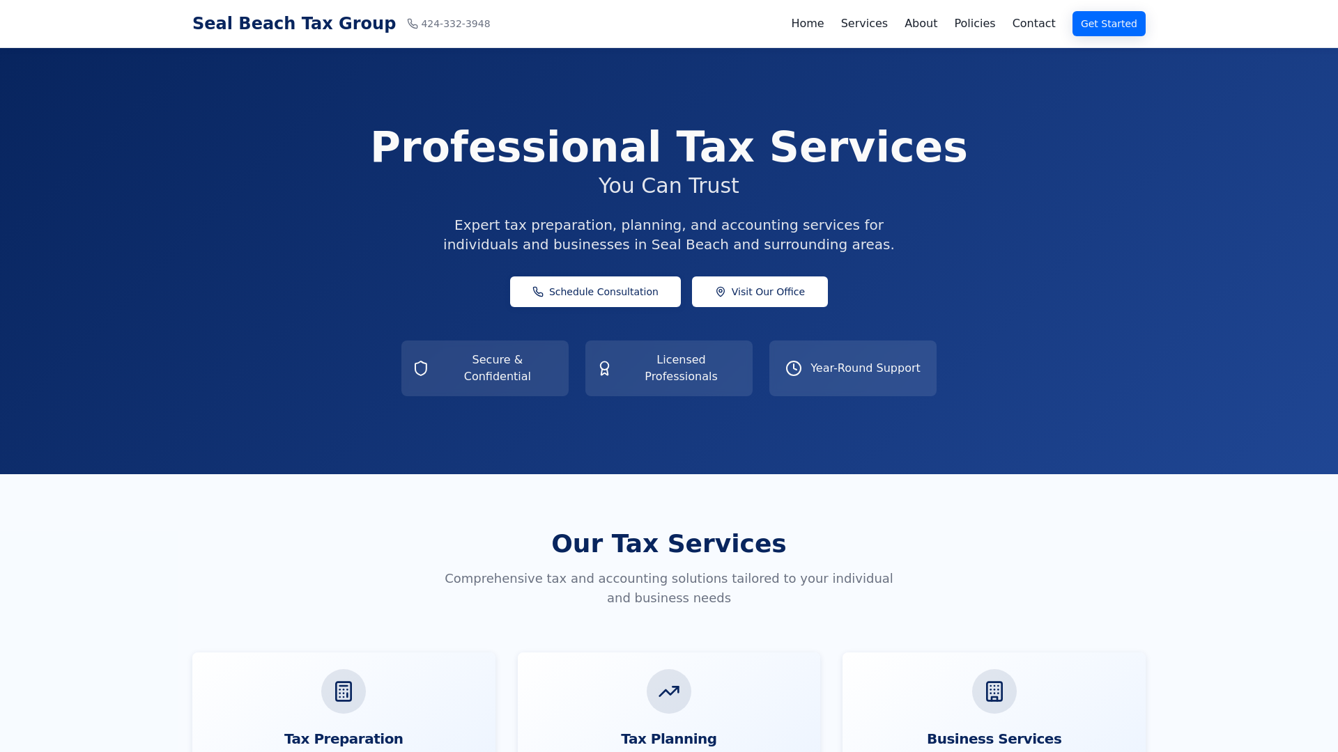 Lenning Seal Beach Tax Group - Professional Tax Services in Seal Beach, CA