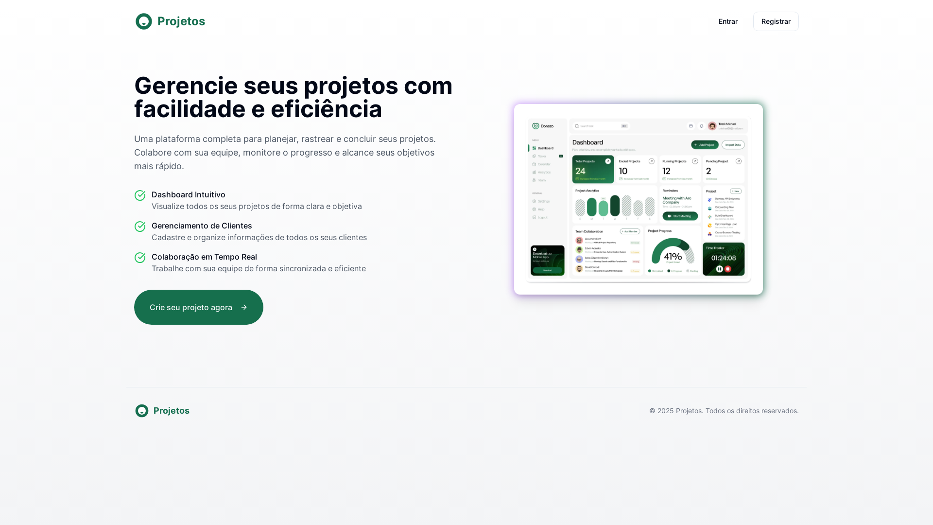 Analytics Project Dashboard & Analytics Platform
