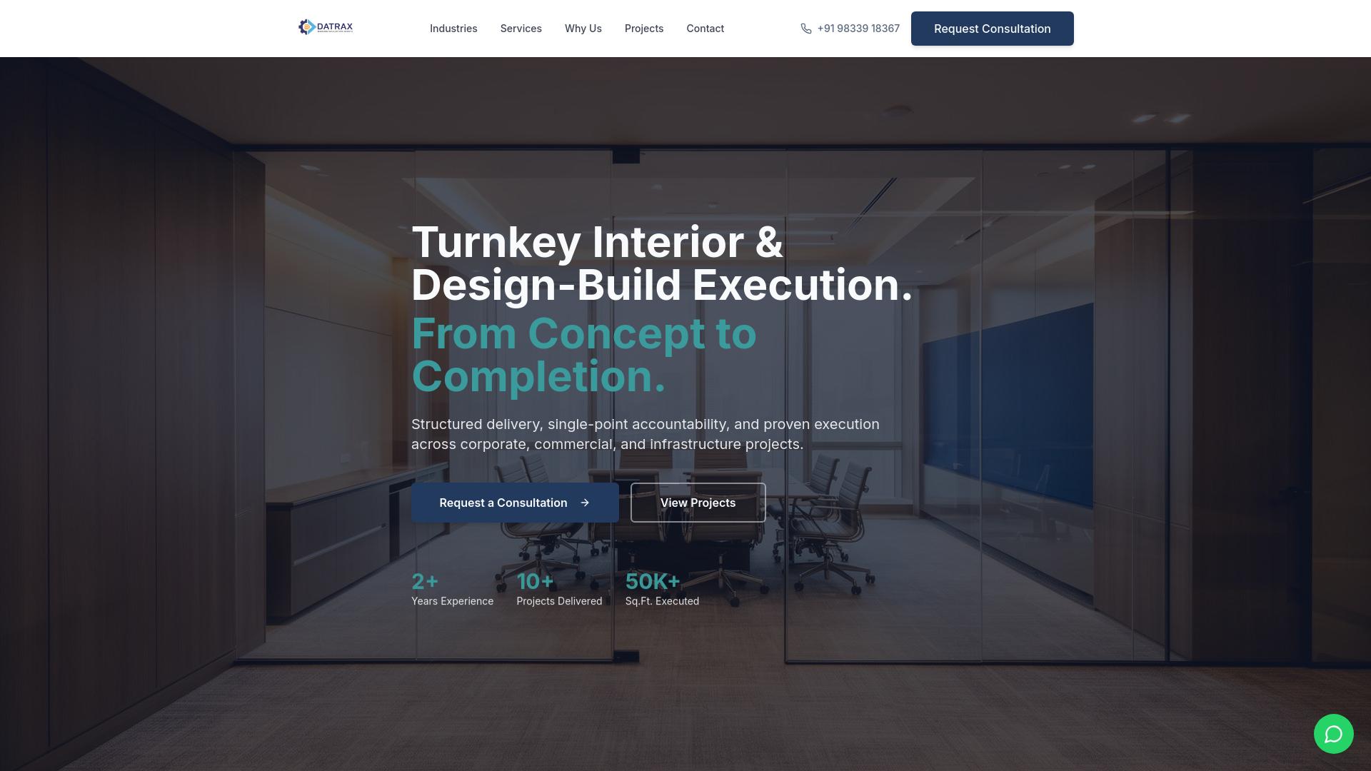 DATRAX | Turnkey Interior & Design-Build Execution
