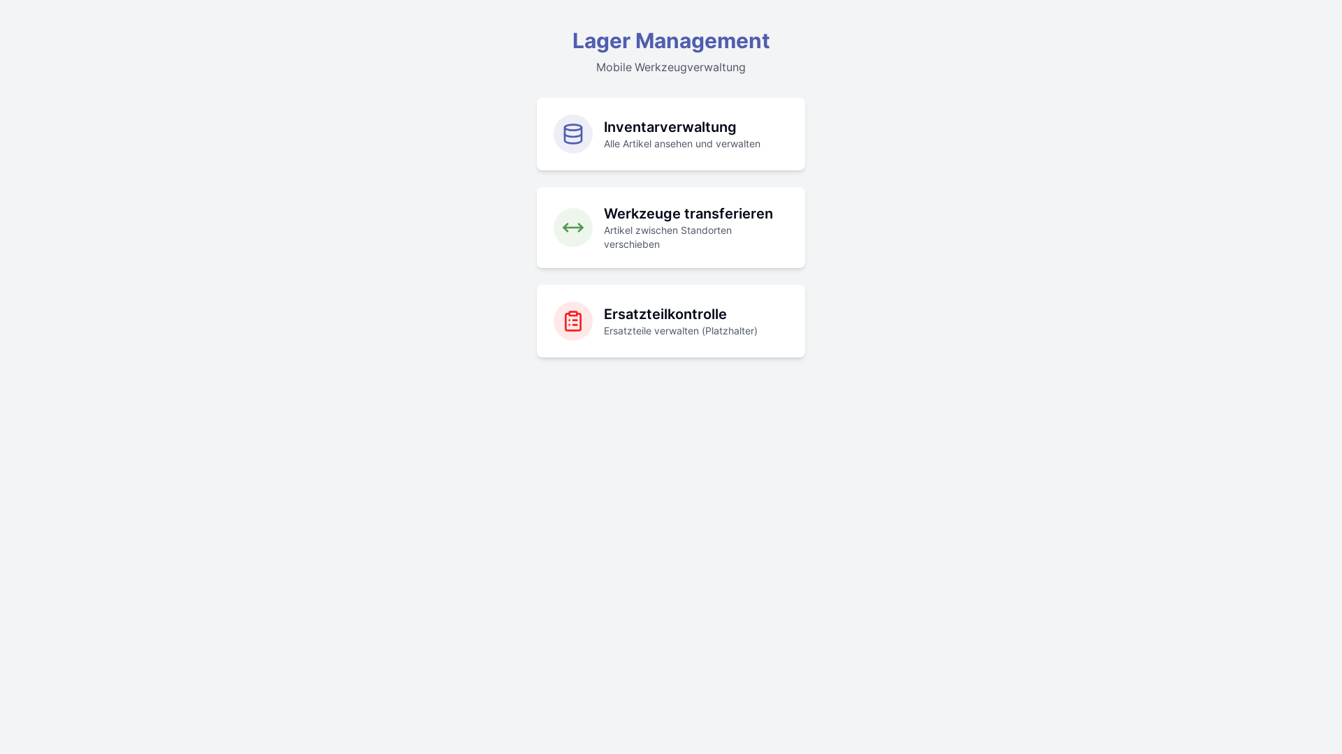 Professional Mobile Inventory Management Platform