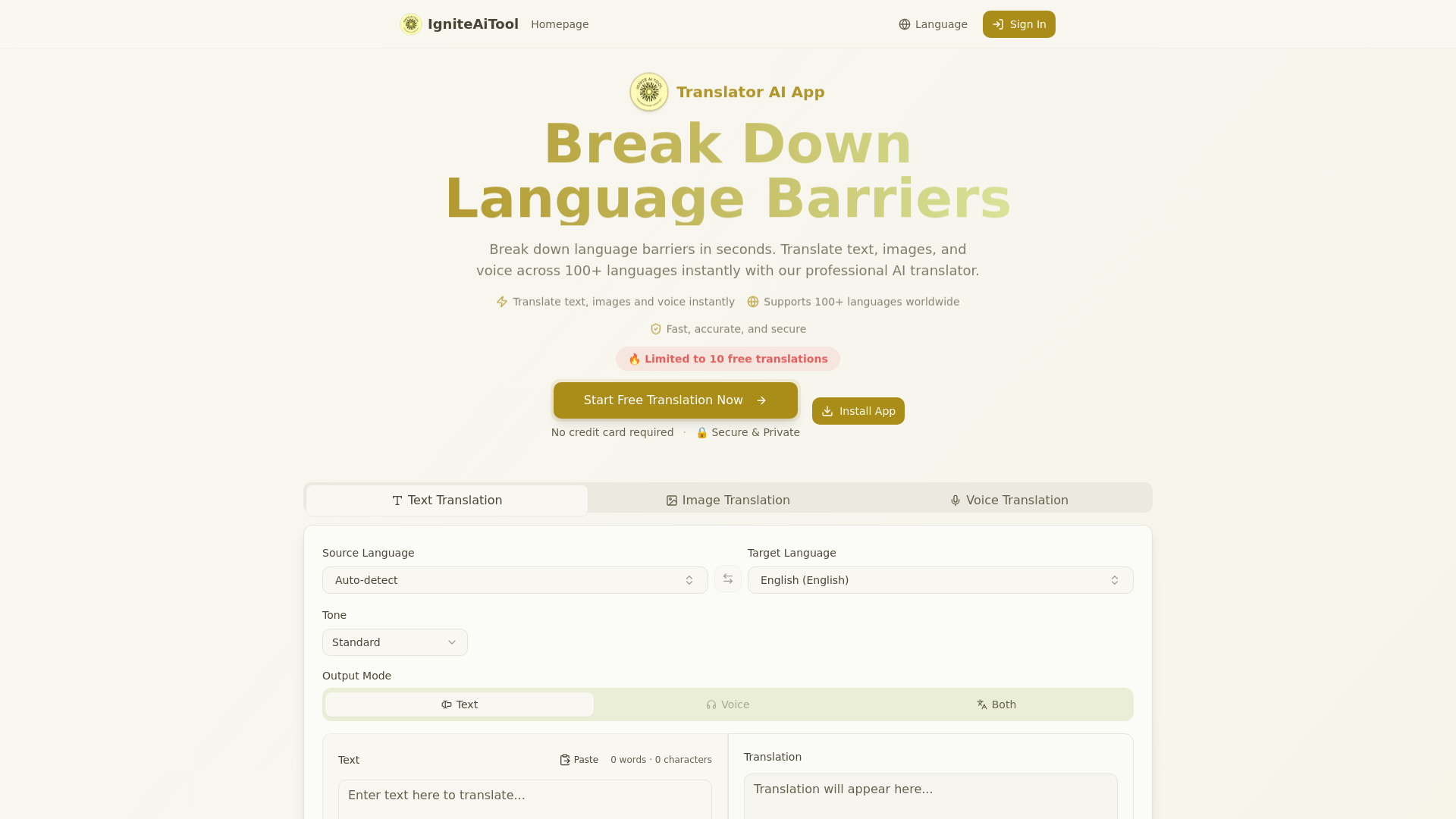 Translator - Break Down Language Barriers