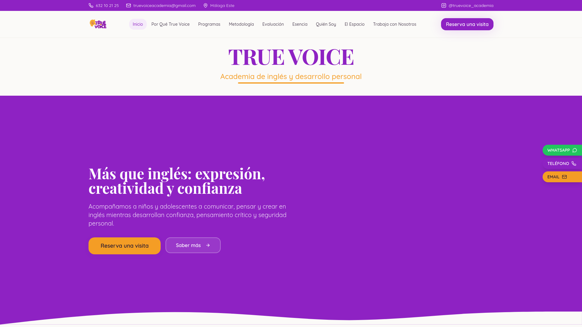 True Voice | Academia de Inglés y Desarrollo Personal