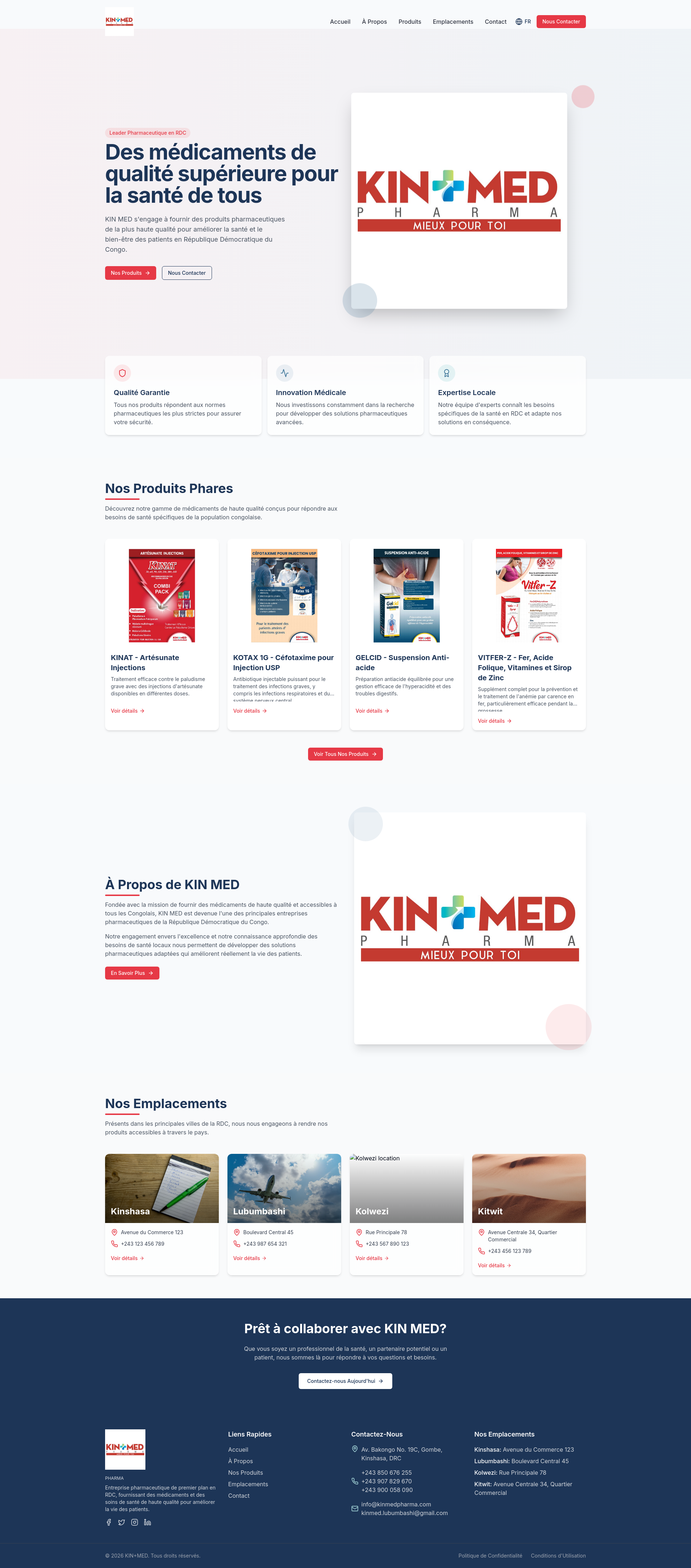 Quick Print Kin Rdc KIN MED - Médicaments de Qualité en RDC