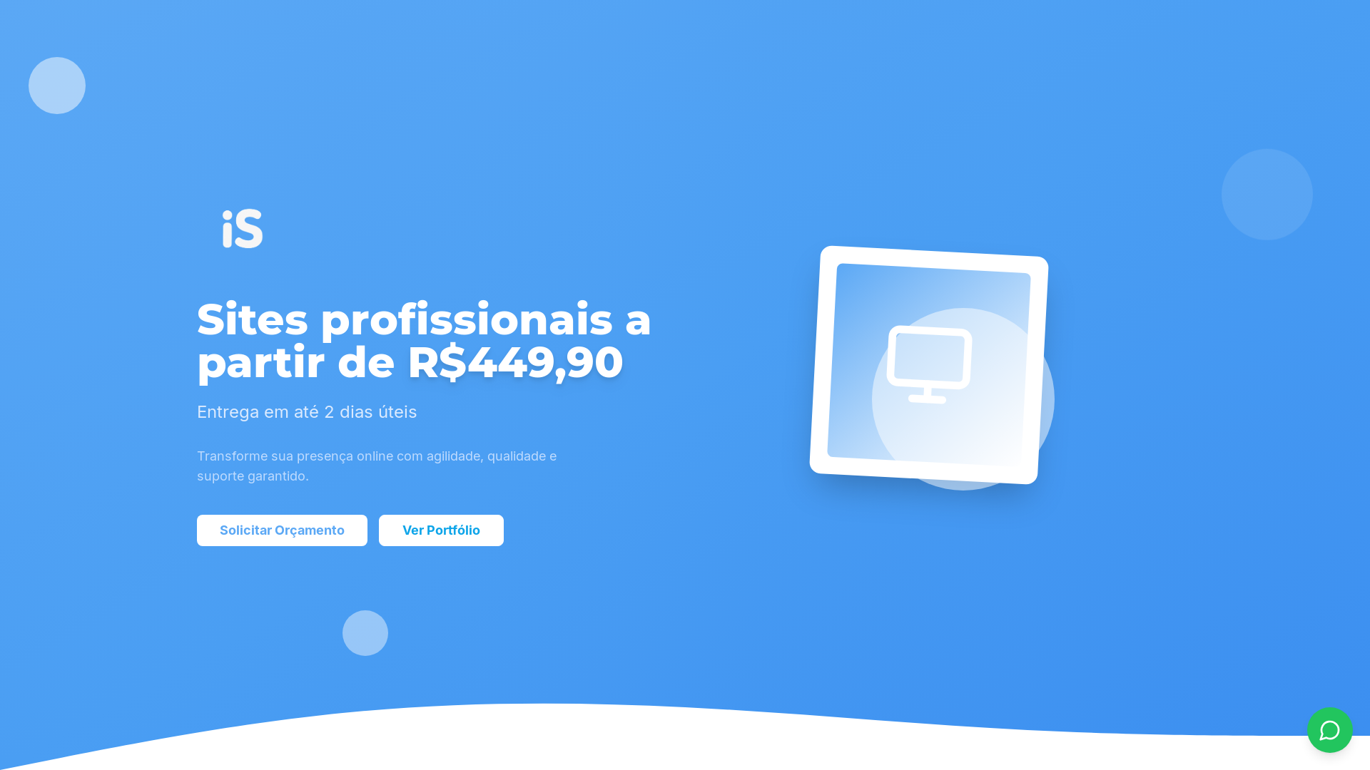 iSite - Seu site começa aqui | Sites profissionais para MEI e pequenas ...