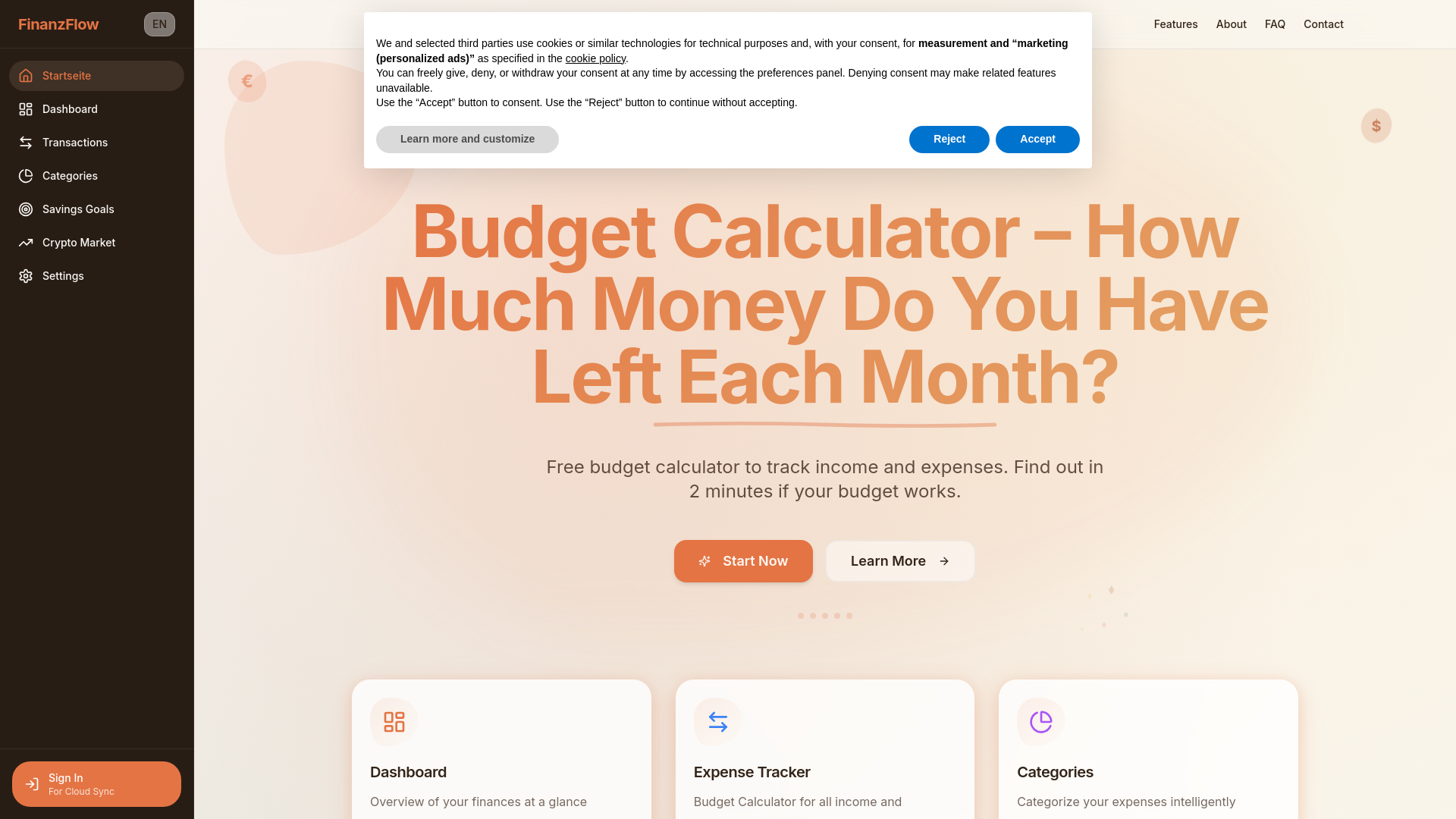 Budget Calculator – How Much Money Do You Have Left Each Month?