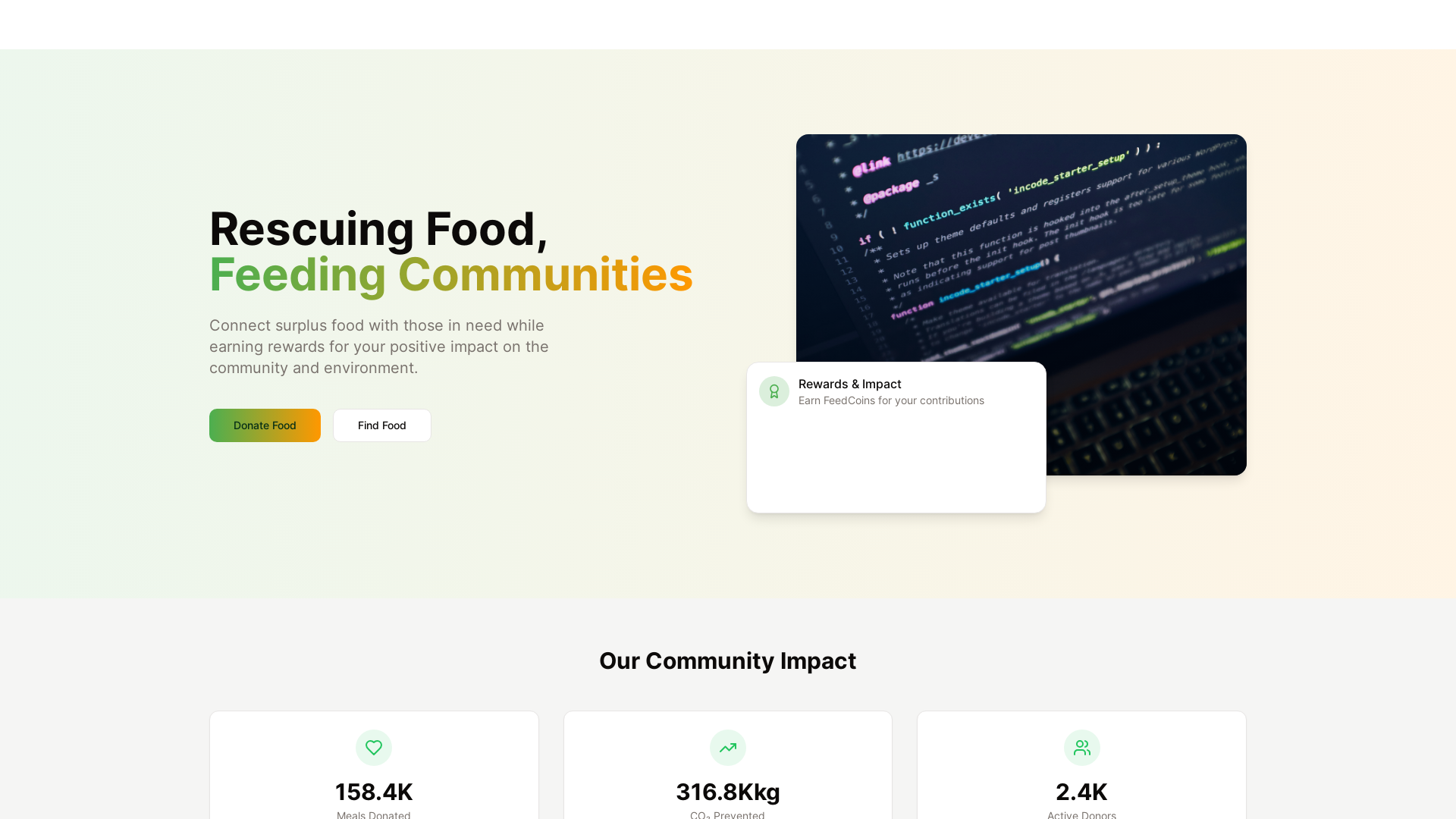 Professional Food Donation & Rescue Management Platform