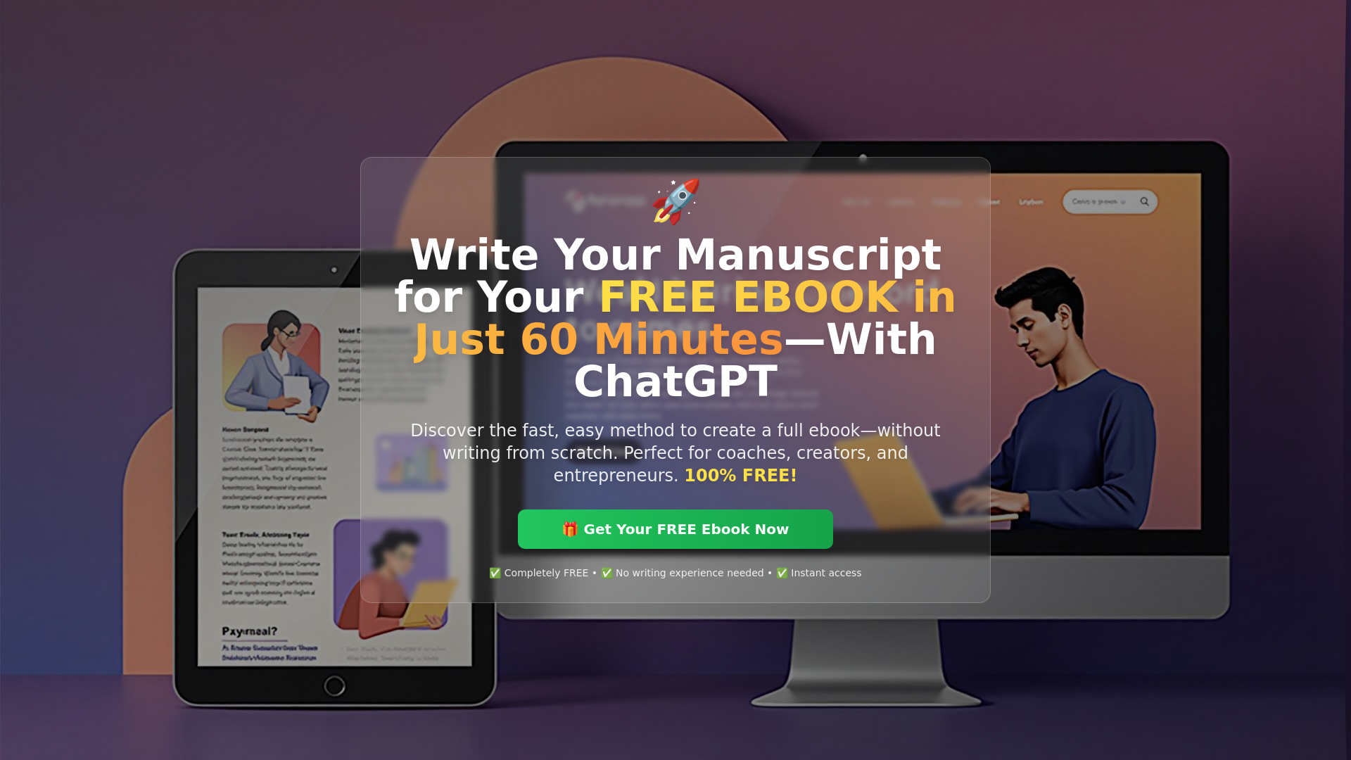 Write & Publish an Ebook in 60 Minutes with ChatGPT