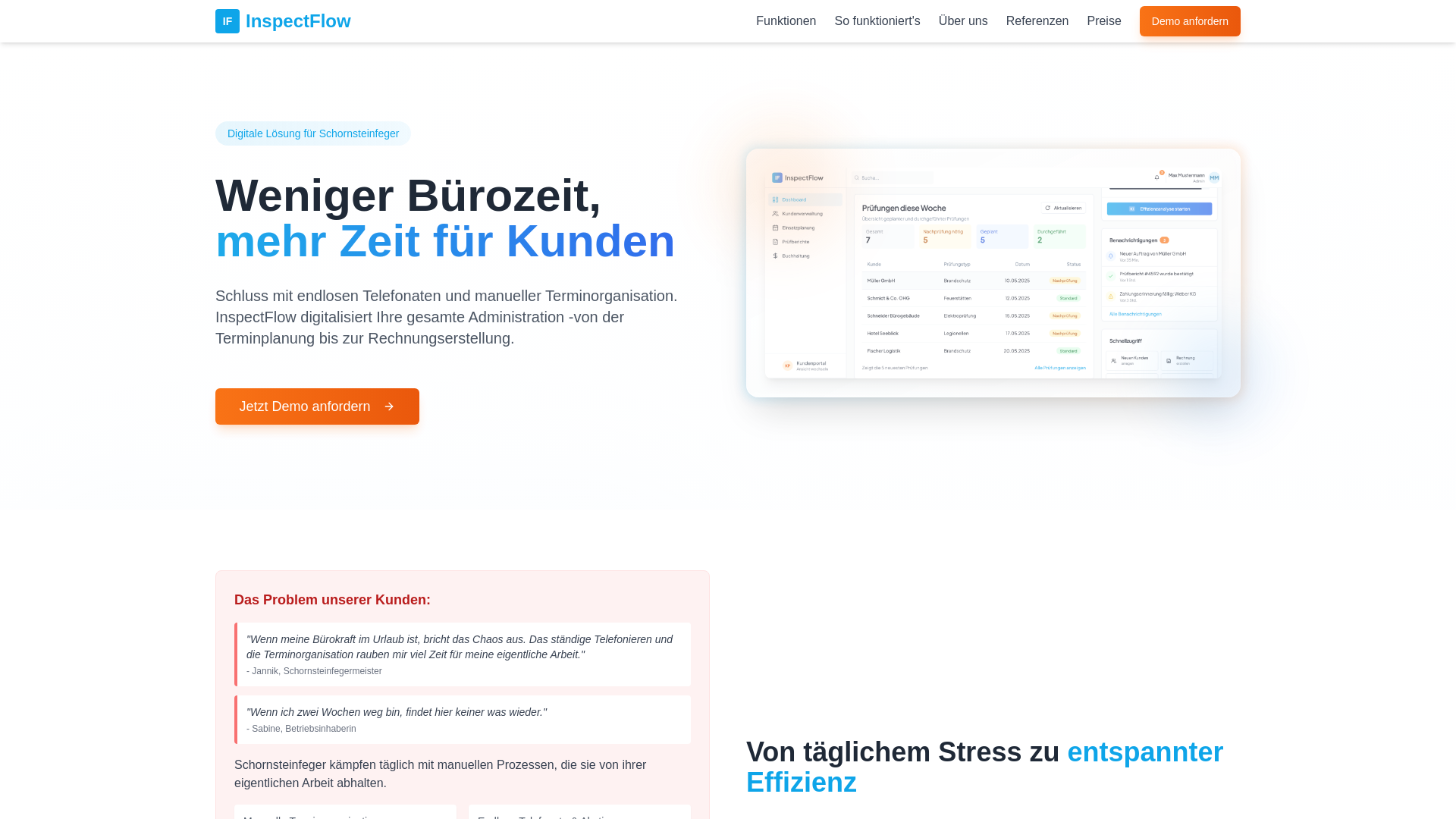 Schornsteinfeger Software | InspectFlow - Digitale Lösungen für ...