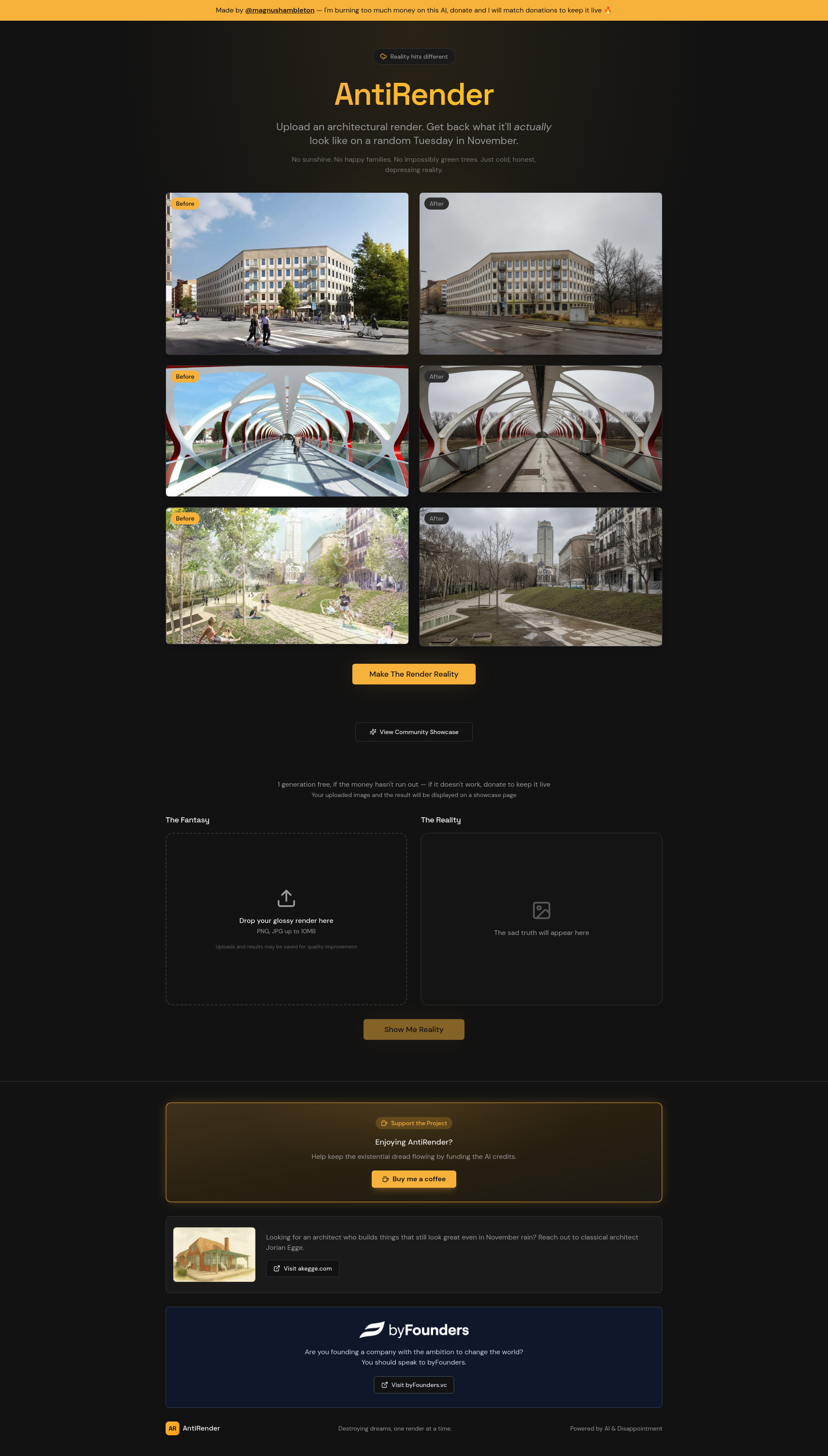 AntiRender - Reality Hits Different