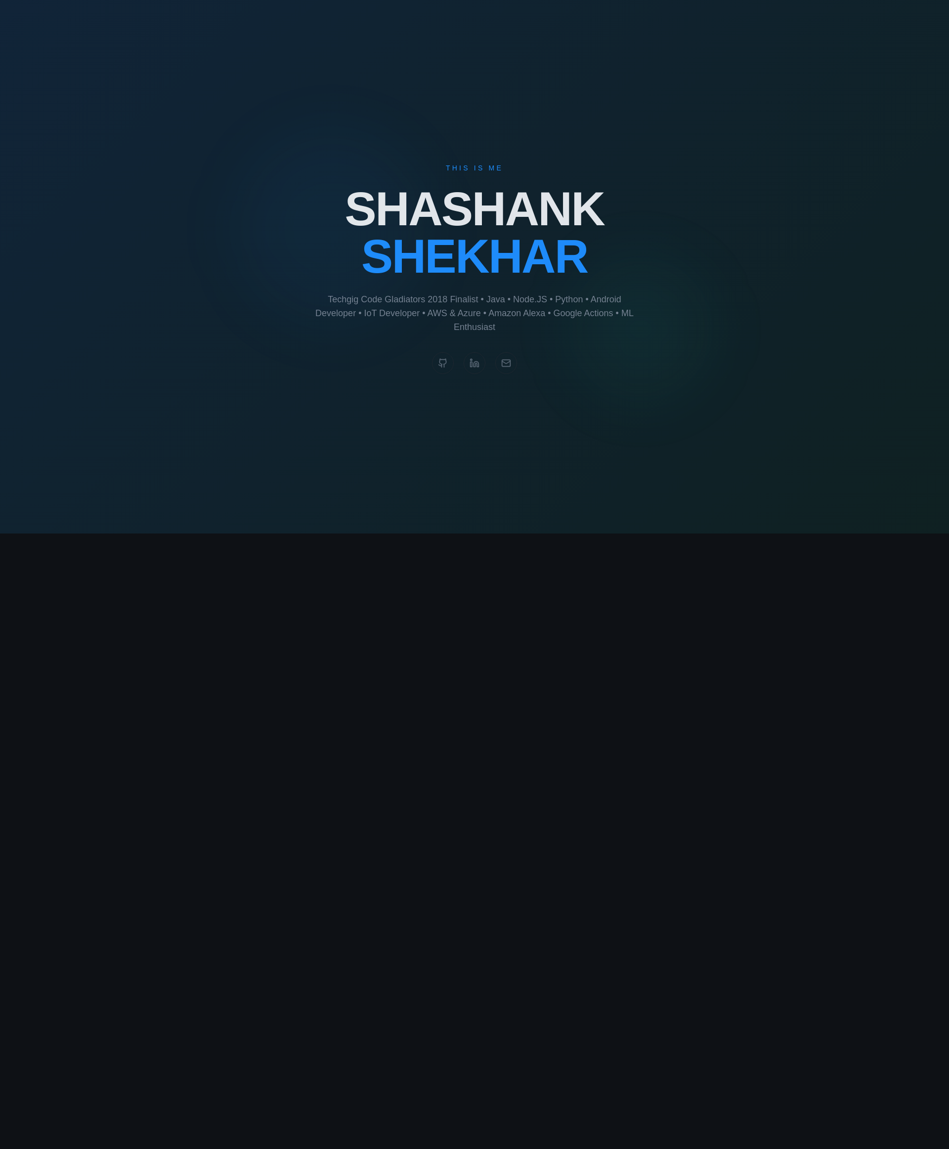 Shashank Shekhar — Software Architect | AWS IoT | Cloud & Java Expert