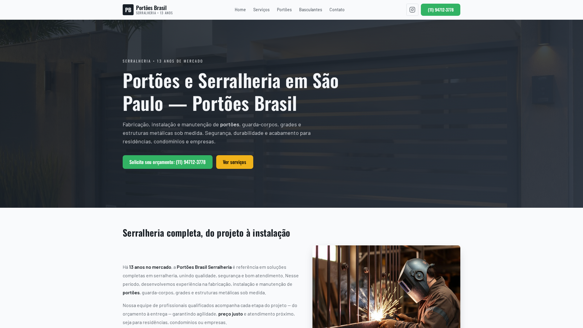 Foto de Portões Brasil Serralheria