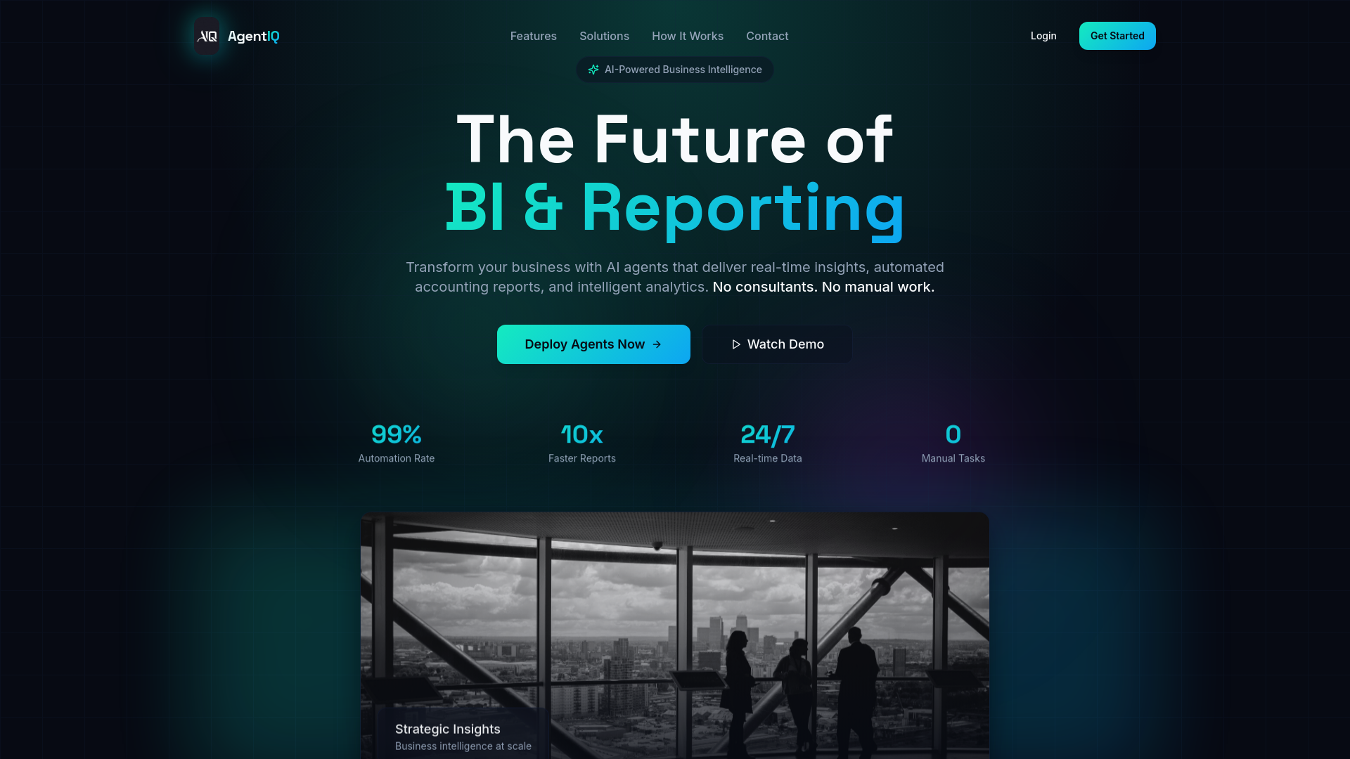AgentIQ | AI-Powered Business Intelligence & Automated Reporting