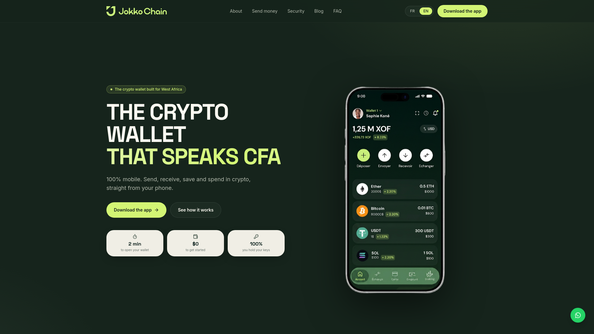 J Chain Recevoir des cryptos & se faire payer en USDT | Jokko Chain