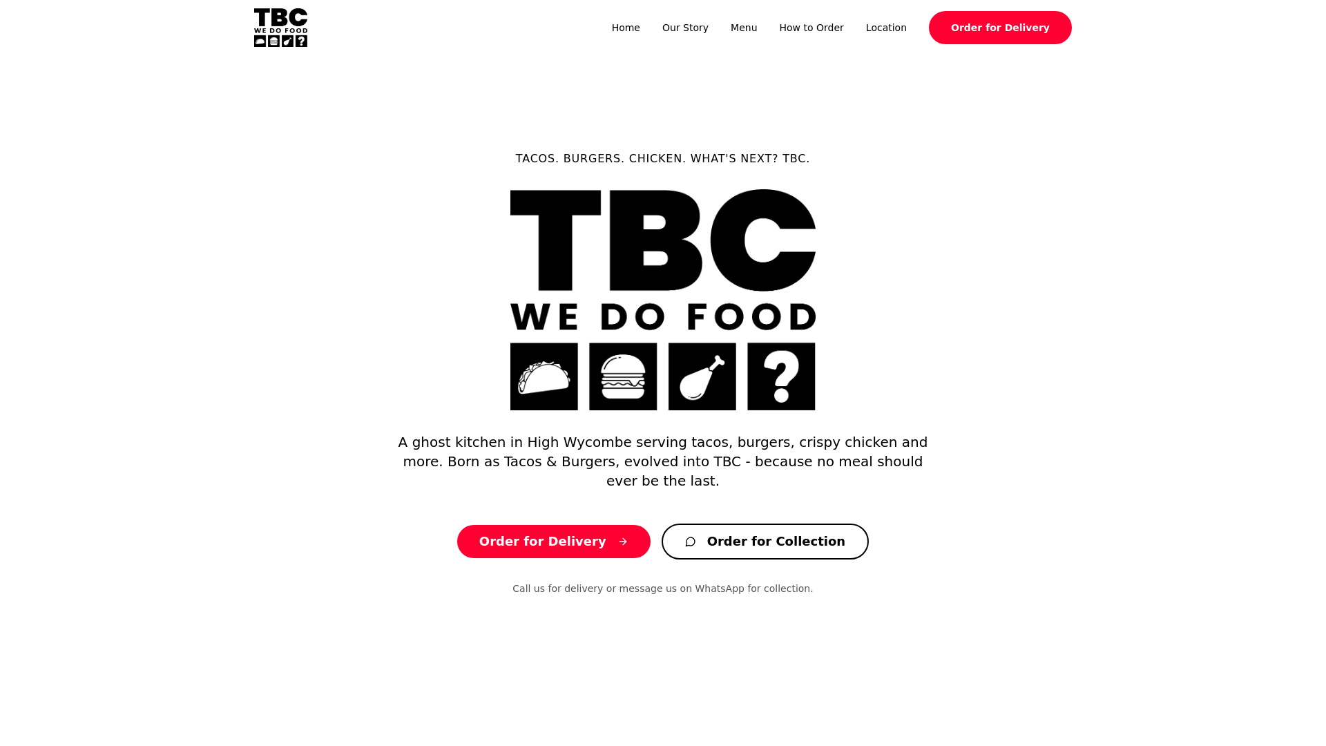 Tacos Burgers & Chicken - We do food!