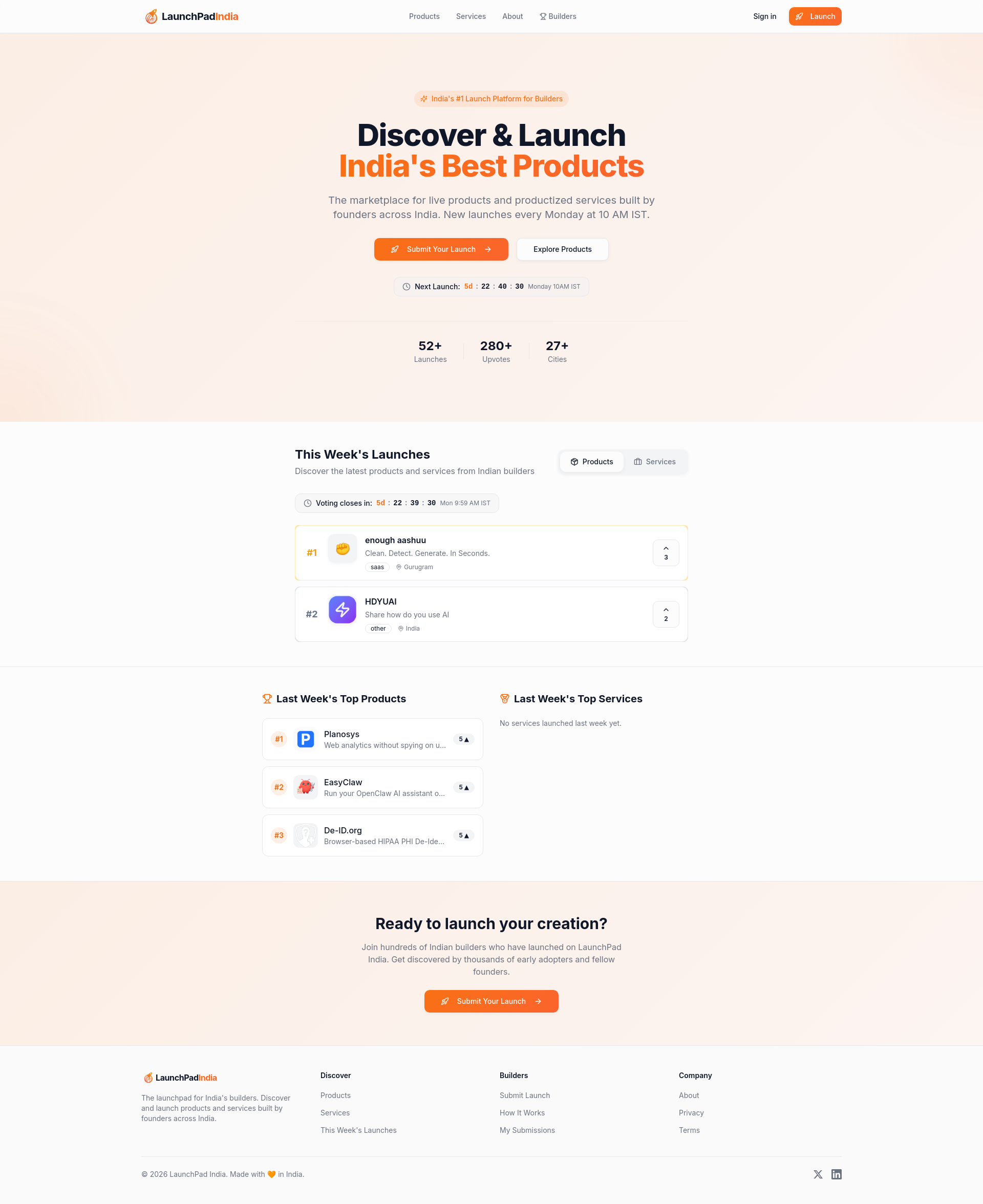 LaunchPad India screenshot 1