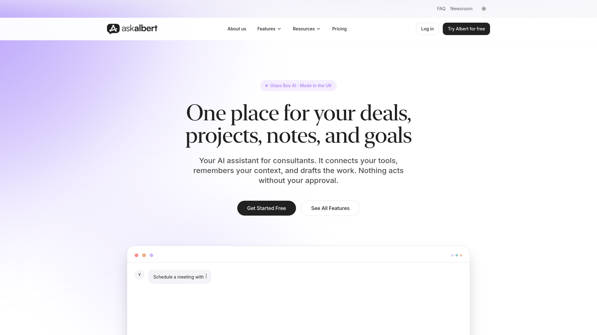Ask Albert | AI assistant for consultants