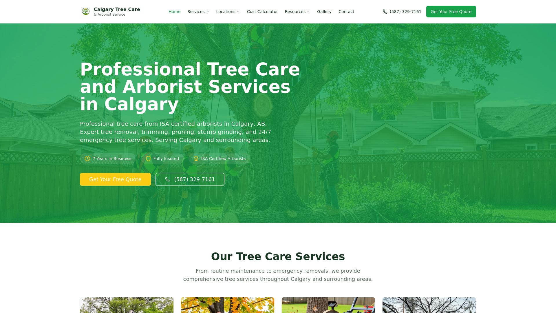 Tree Care Calgary | Arborist, Tree Removal & Pruning Services