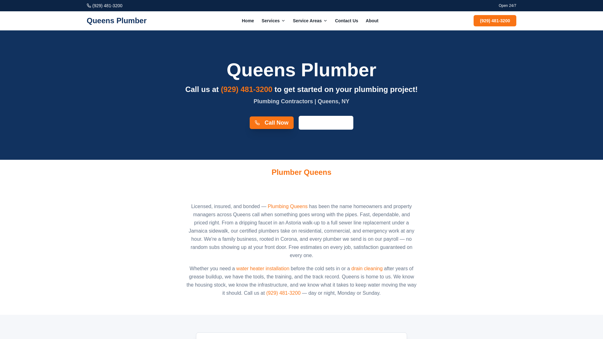 queensnyplumber.com logo