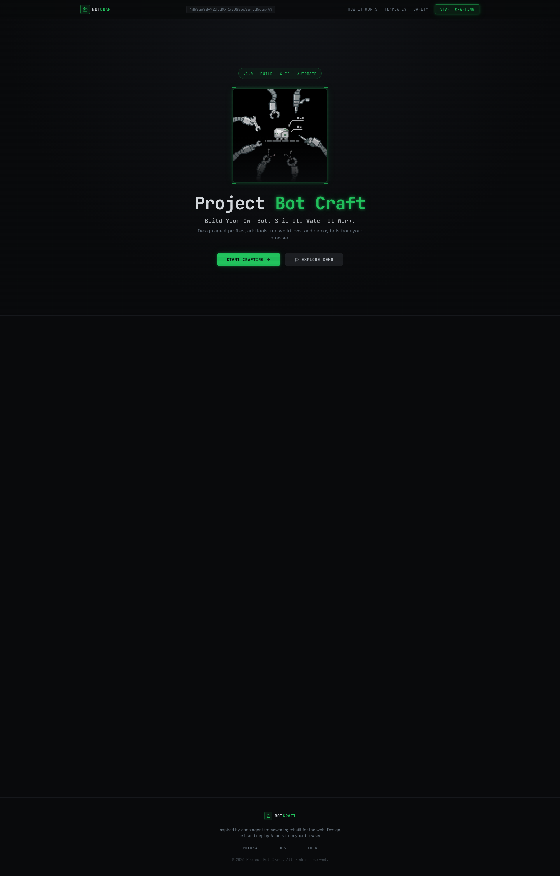 Project Bot Craft — Build Your Own Bot