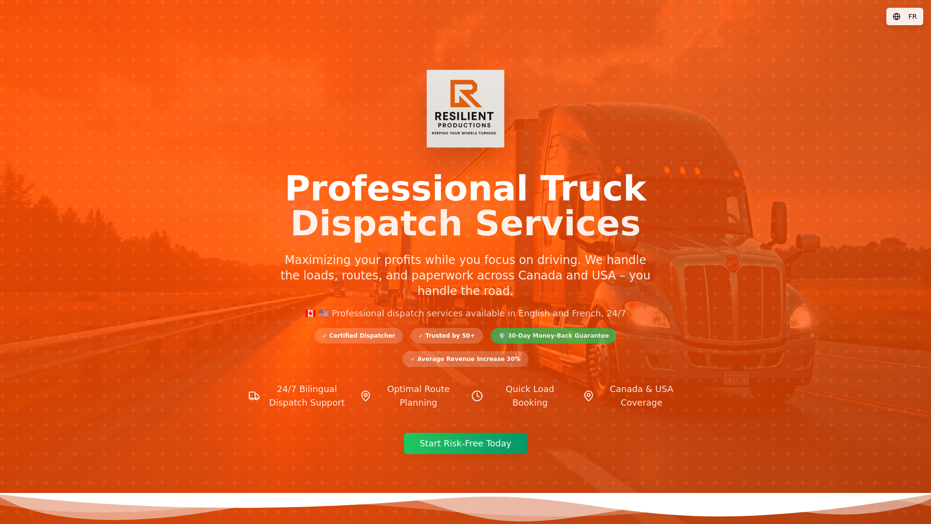 Resilient Productions - Professional Truck Dispatch Services