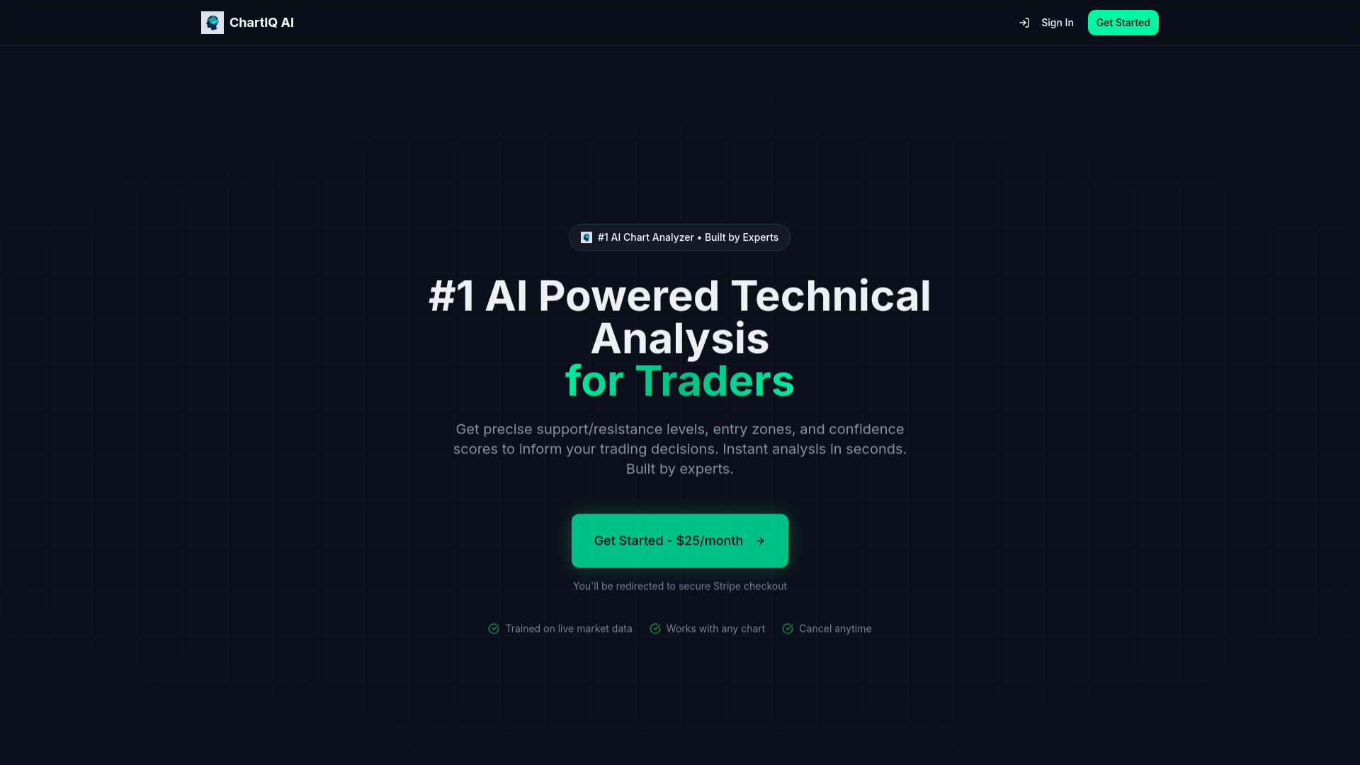 ChartIQ AI - AI-Powered Trading Chart Analysis