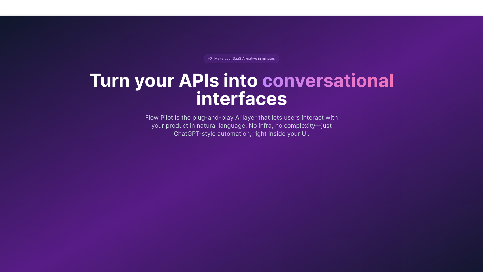 Api Pilot Flow Pilot - Turn Your APIs Into Conversational Interfaces
