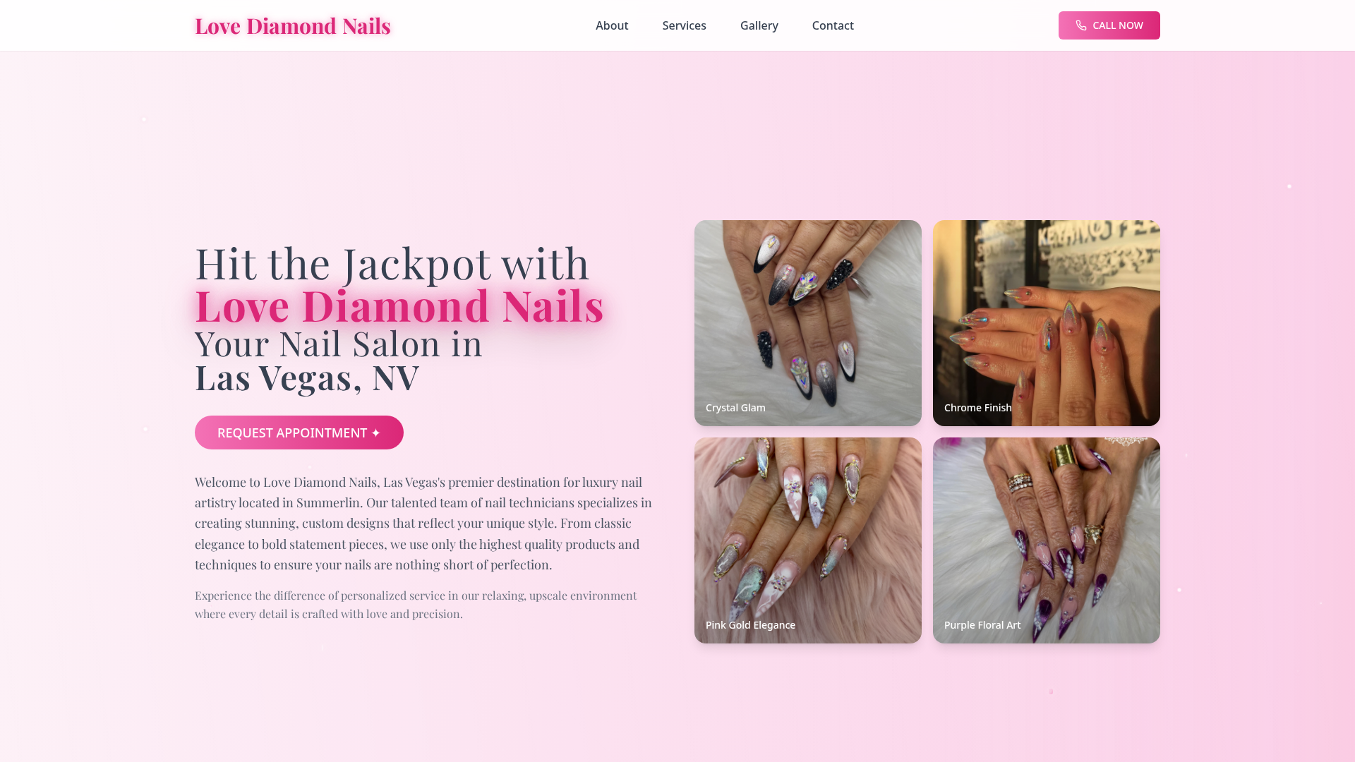 Love Diamond Nails cover