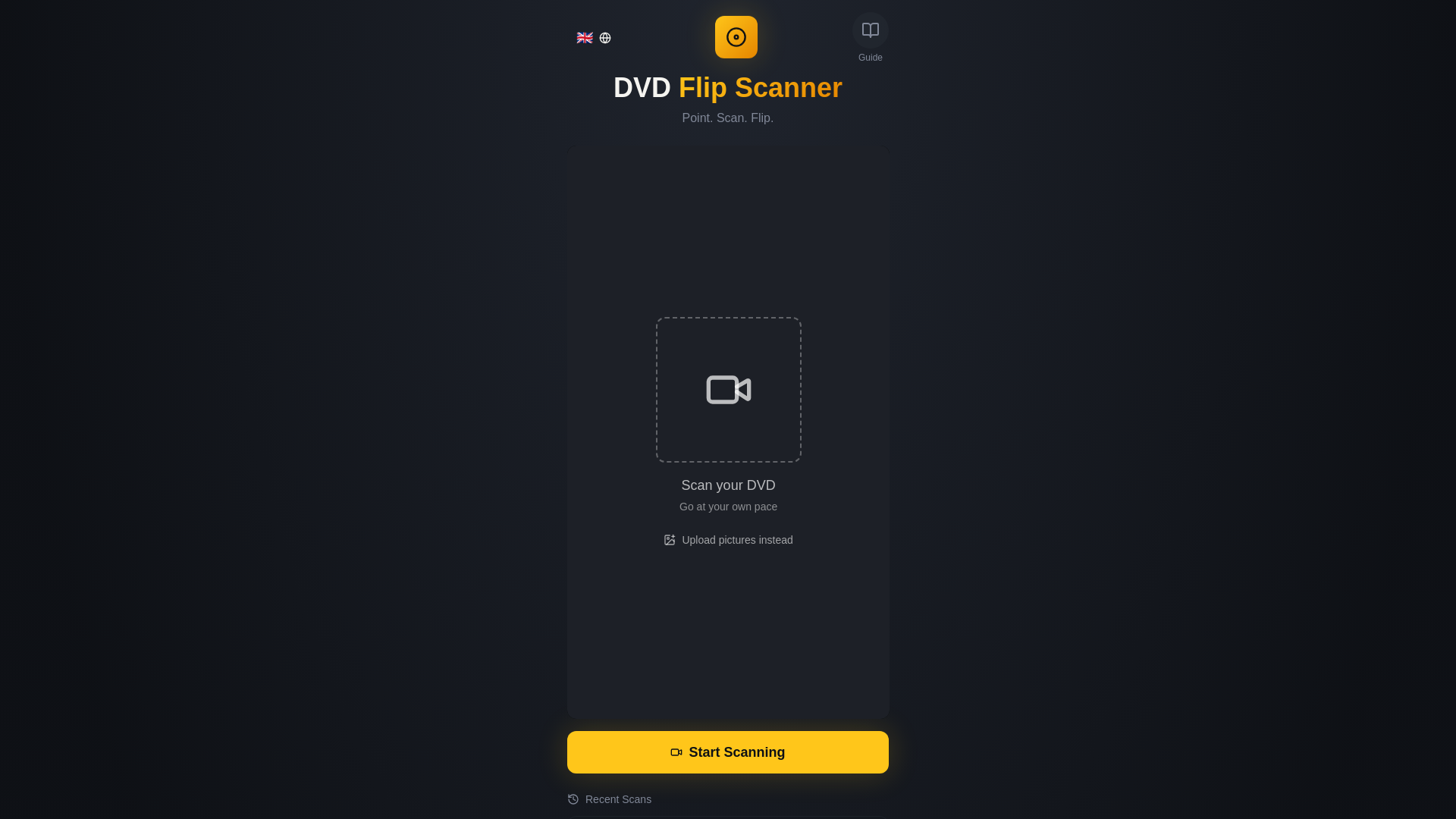 DVD Flip Scanner - Check DVD Resale Value Instantly