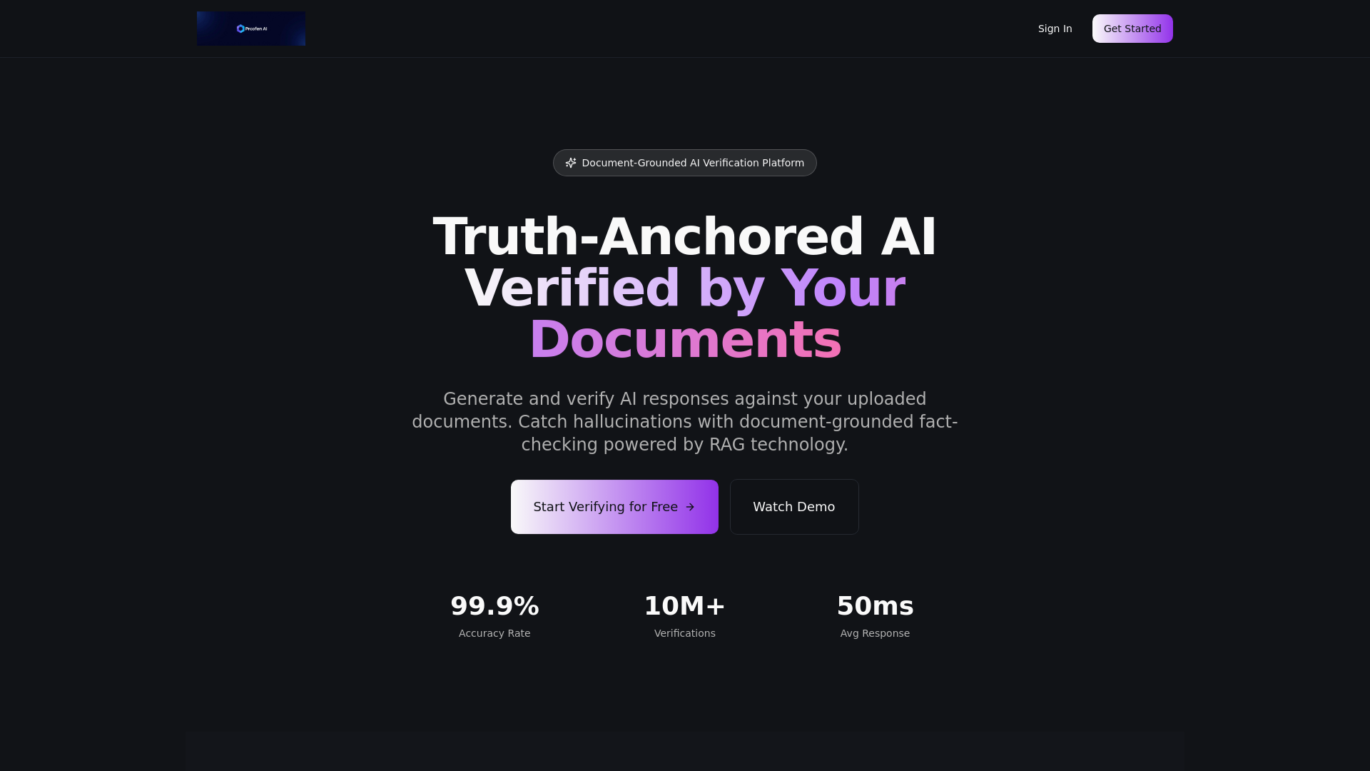 TruthGuard AI - AI Hallucination Detection Platform