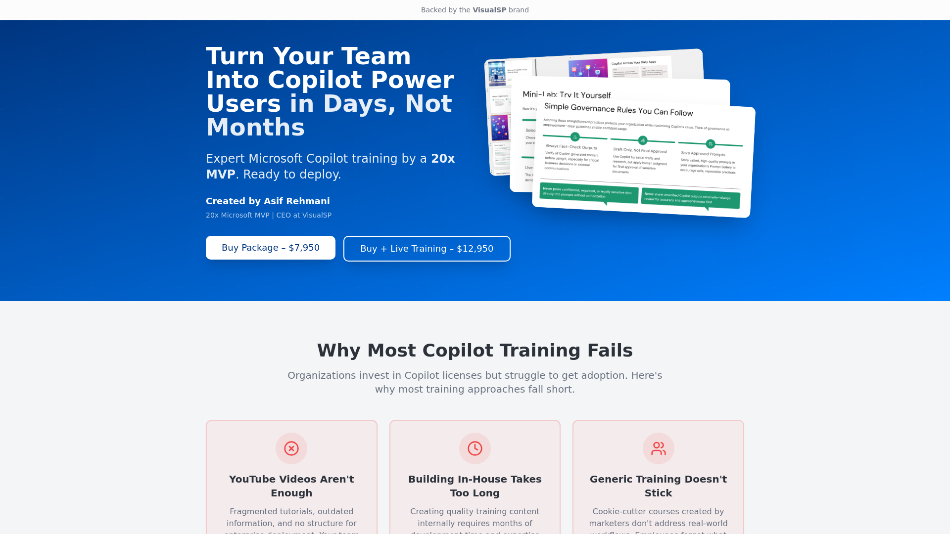 Microsoft Copilot Training Package