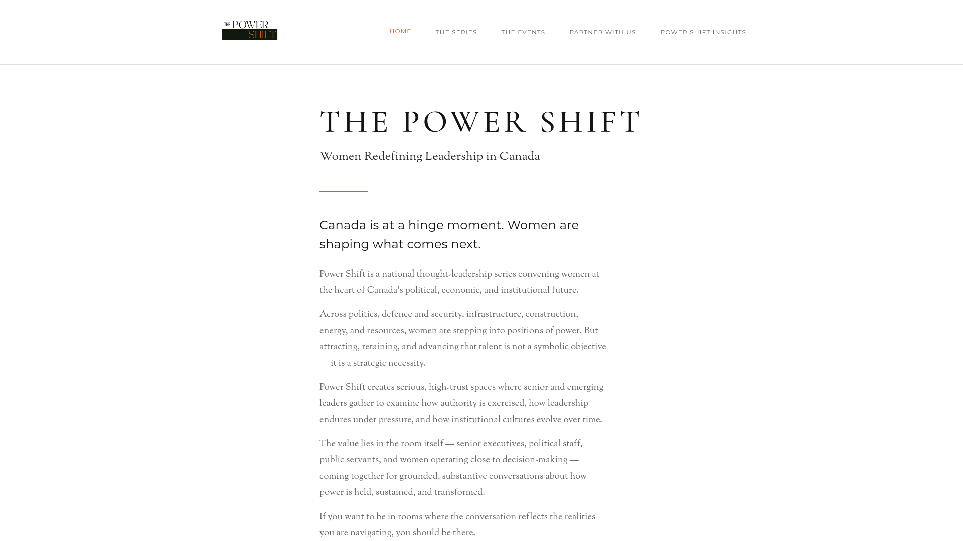 Power Shift — Women Redefining Leadership in Canada