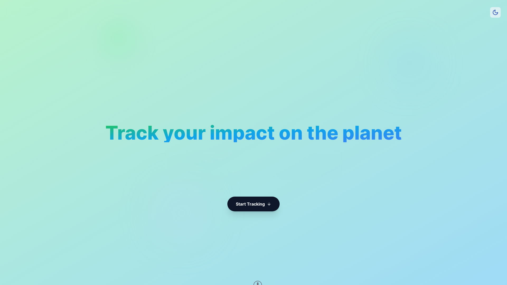 Modern Carbon Footprint Tracker Platform