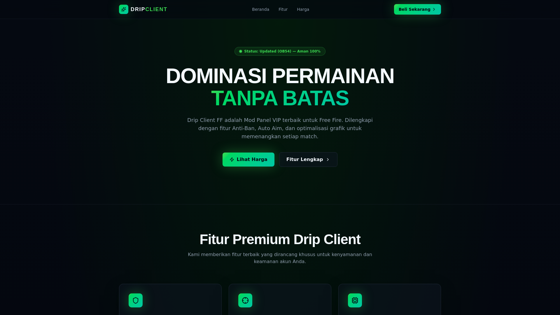 Drip Client - VIP Mod Panel FF