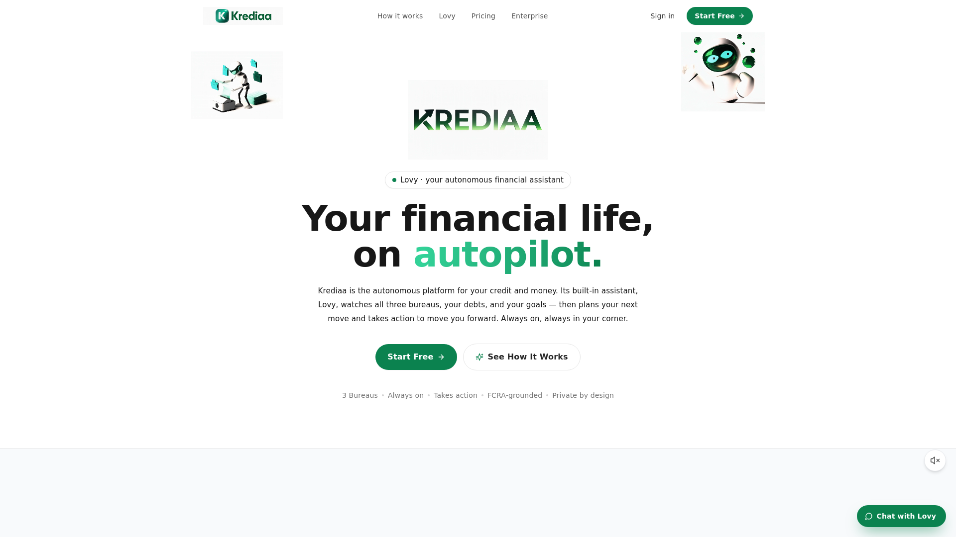 The autonomous OS for your credit, money & life — that works while you sleep.