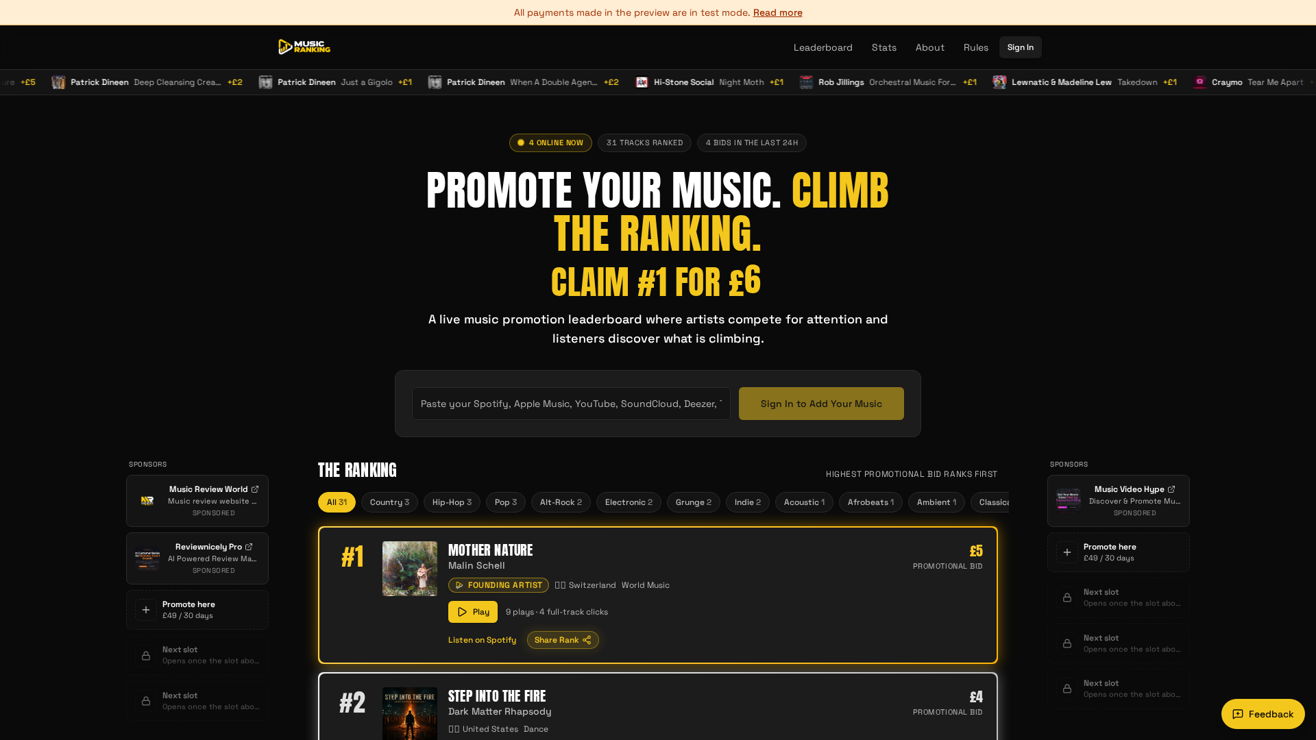 Music Ranking Open Graph preview